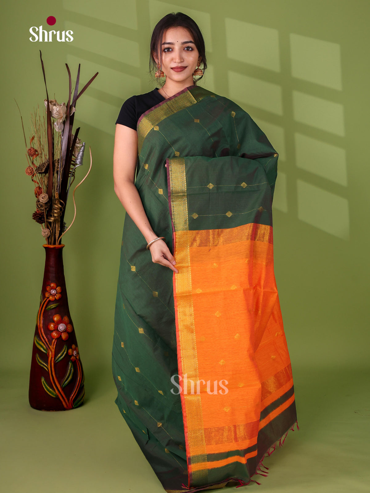 Semi Maheshwari Saree - EJ15506