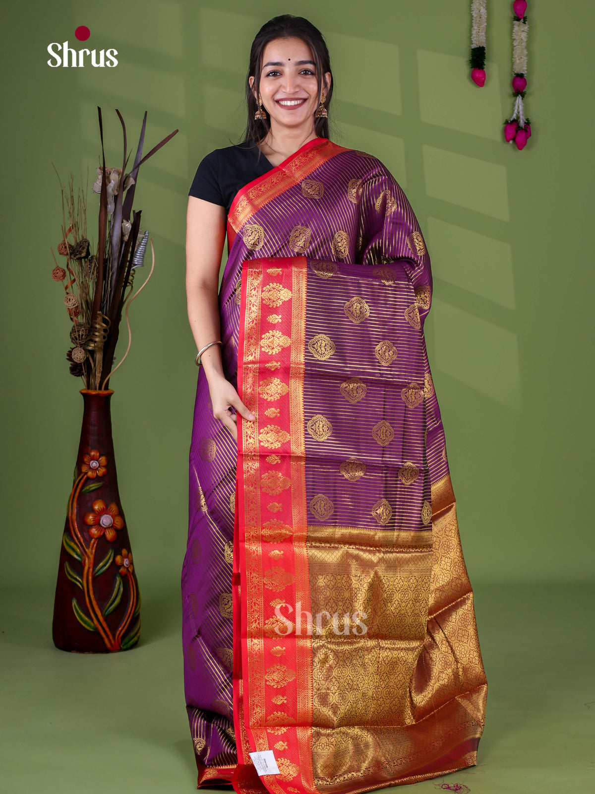 Semi Kanchipuram Saree - EJ16050