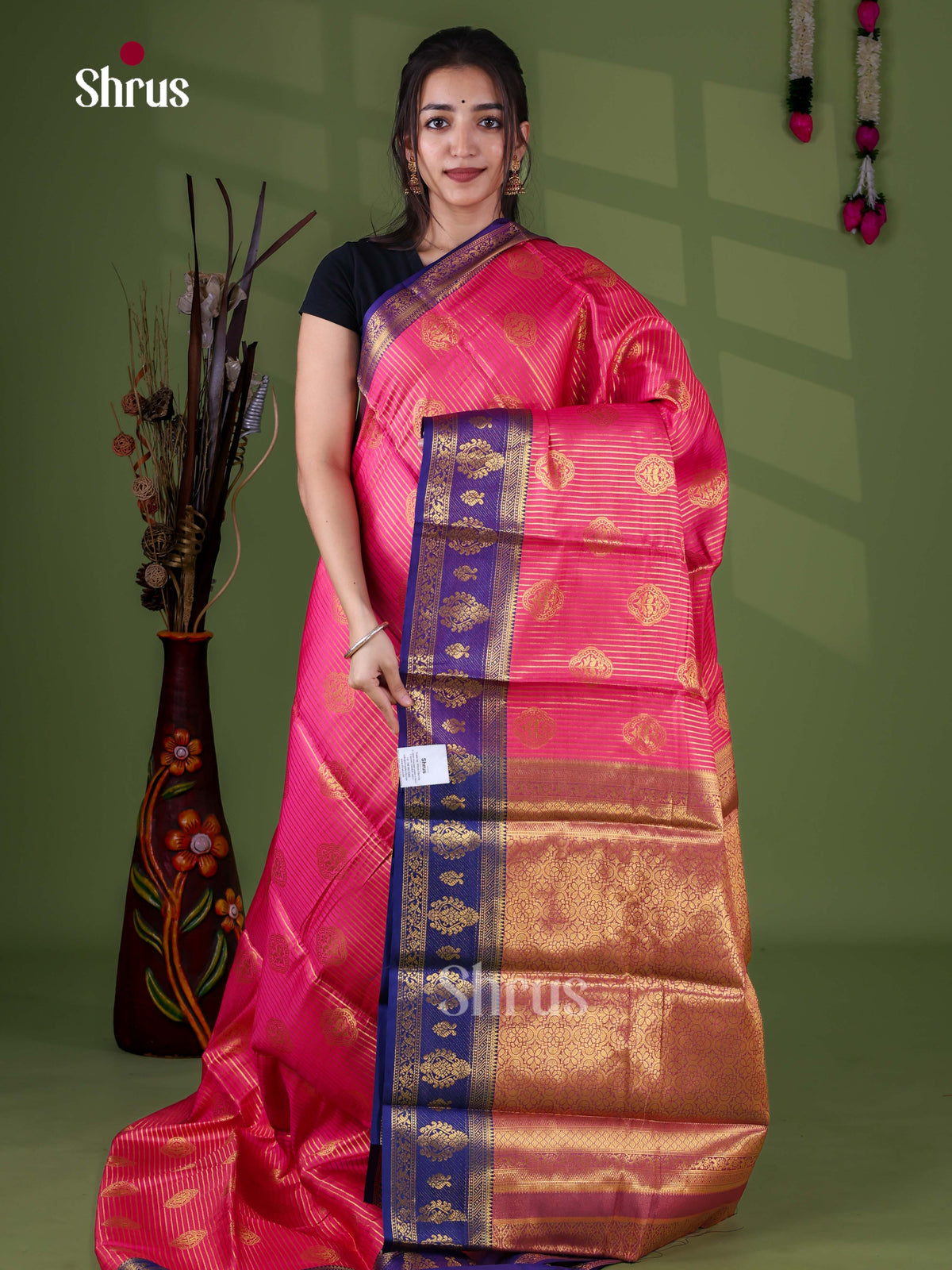 Semi Kanchipuram Saree - EJ16052