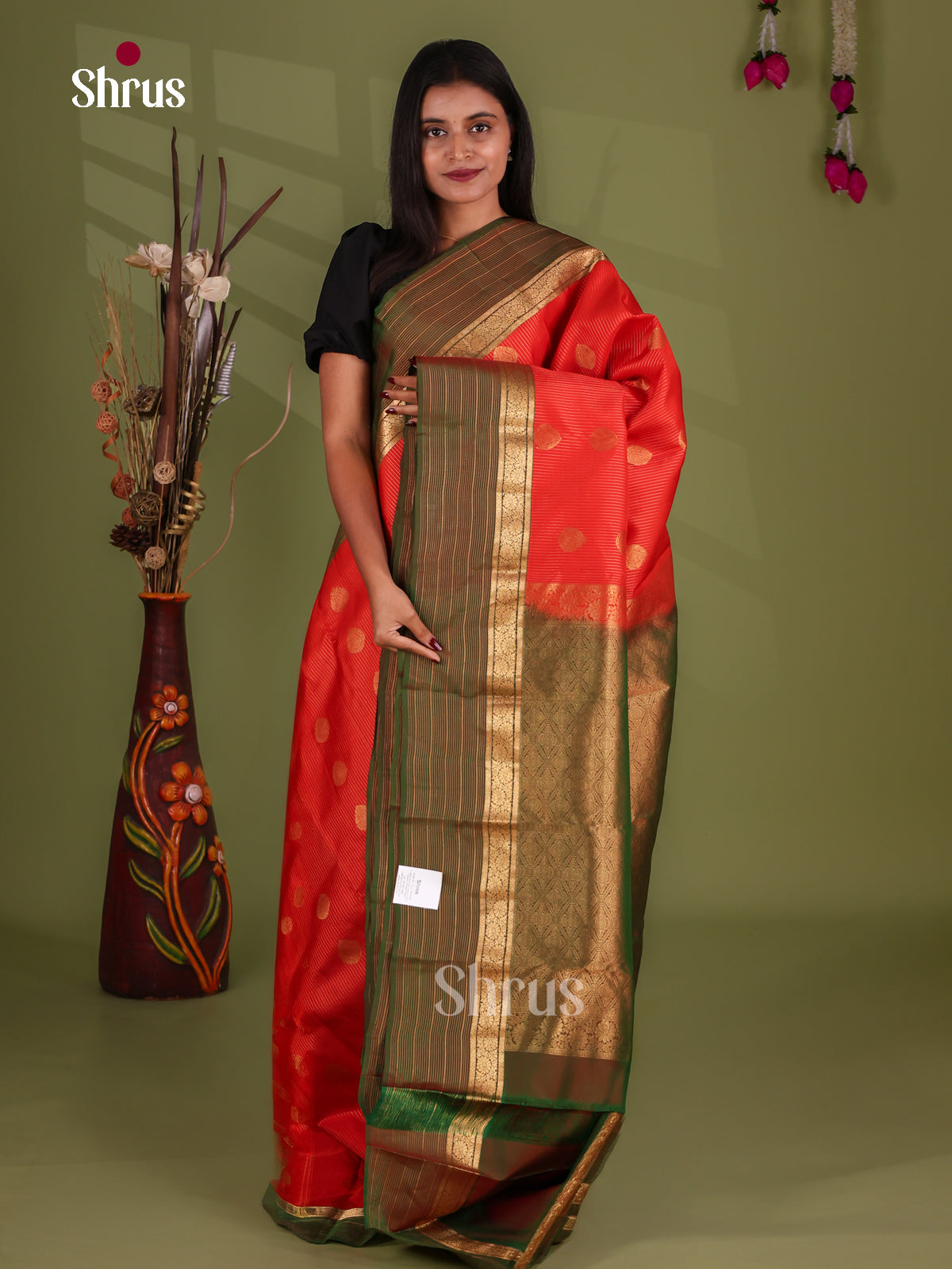Kanchipuram-halfpure Saree - EJ17001