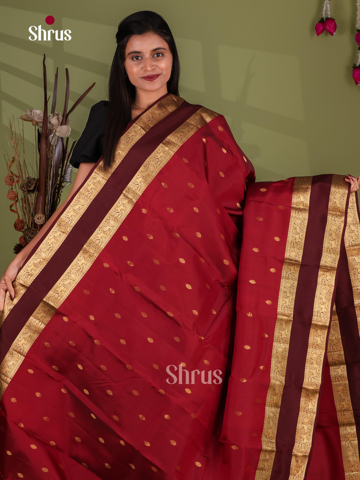 Kanchipuram-halfpure Saree - EJ17004