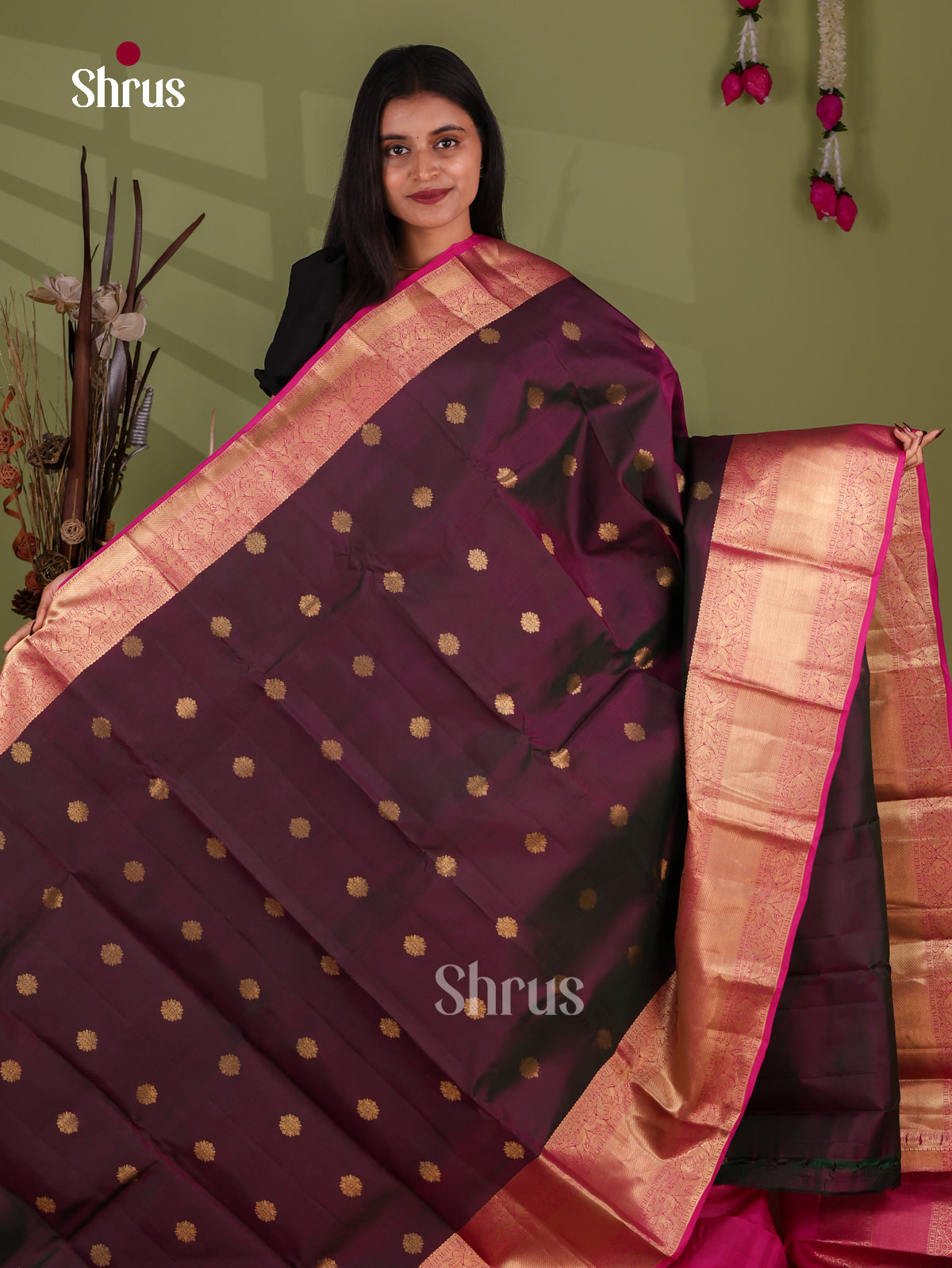 Kanchipuram-halfpure Saree - EJ17010