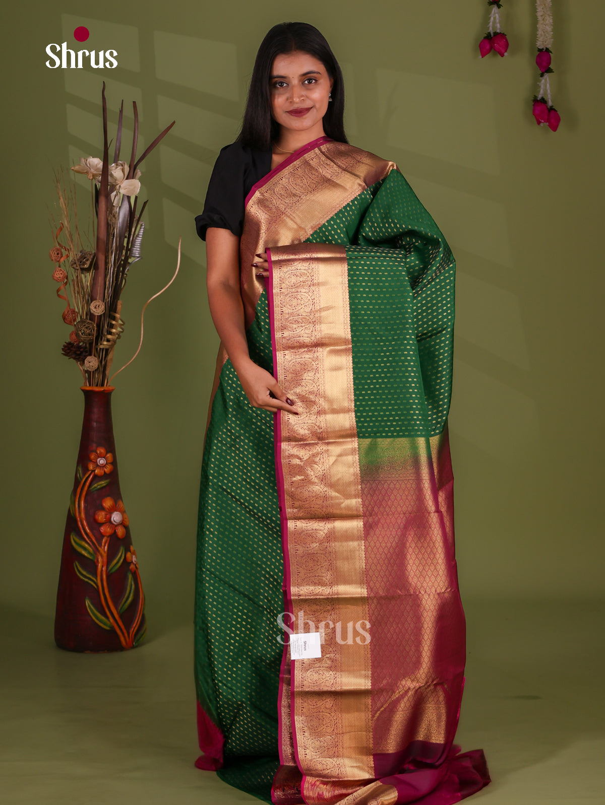Kanchipuram-halfpure Saree - EJ17014