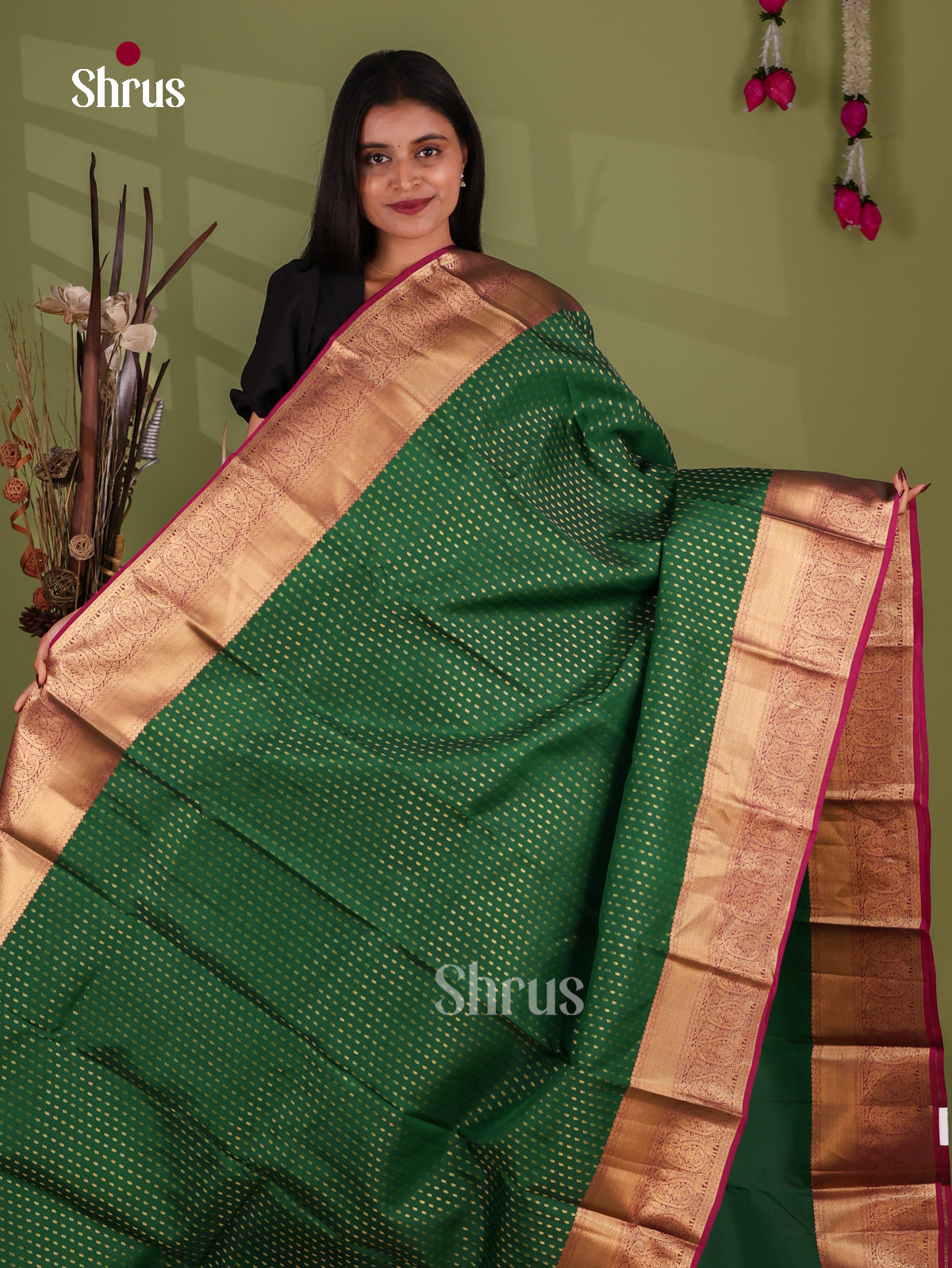 Kanchipuram-halfpure Saree - EJ17014