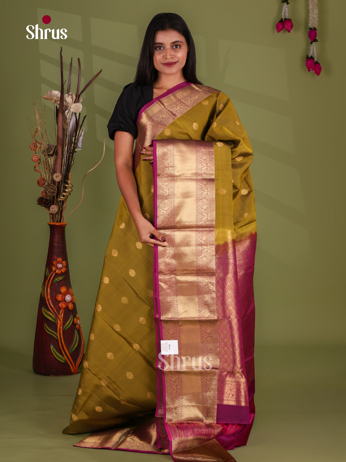 Kanchipuram-halfpure Saree - EJ17023