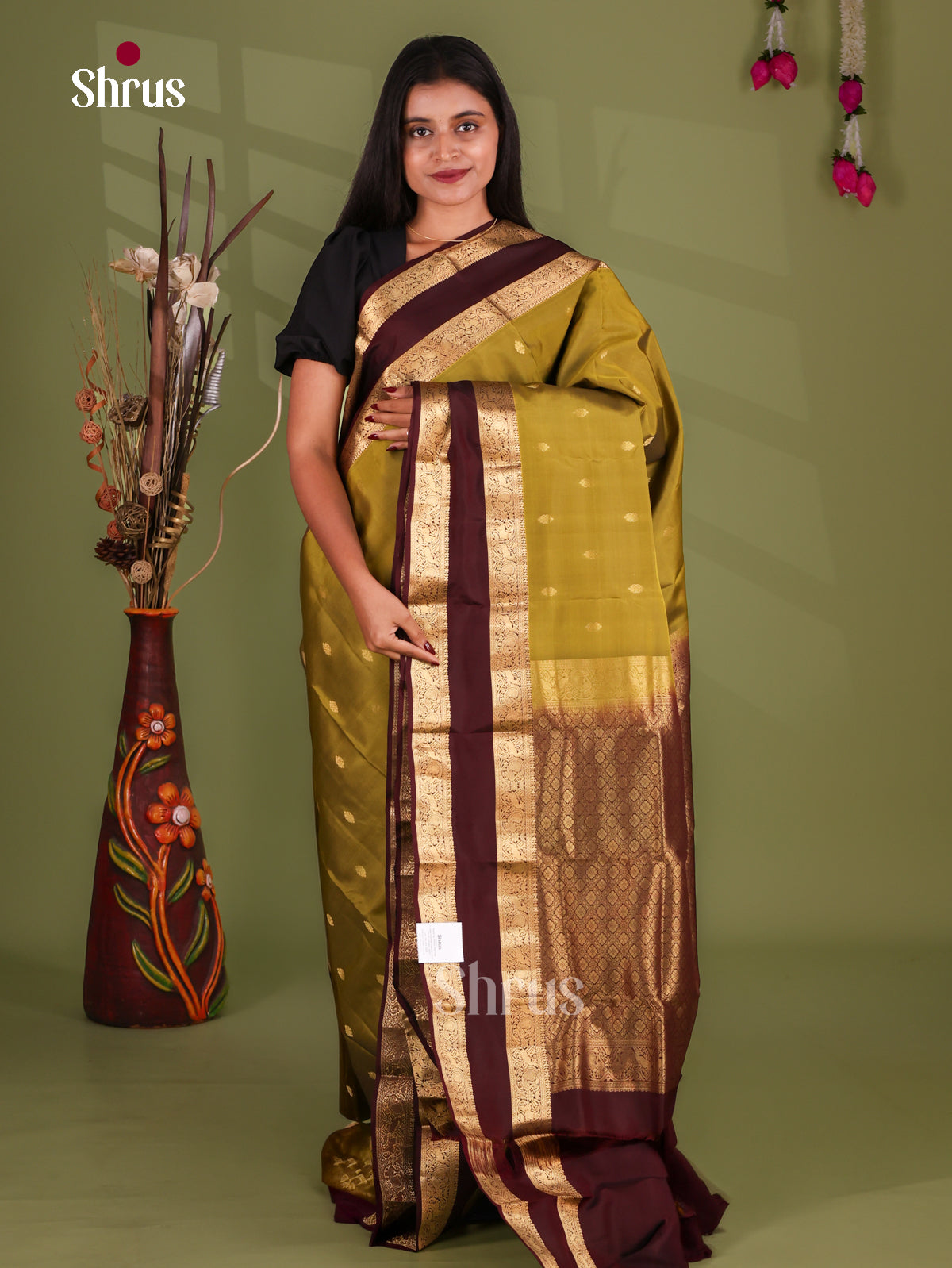 Kanchipuram-halfpure Saree - EJ17027