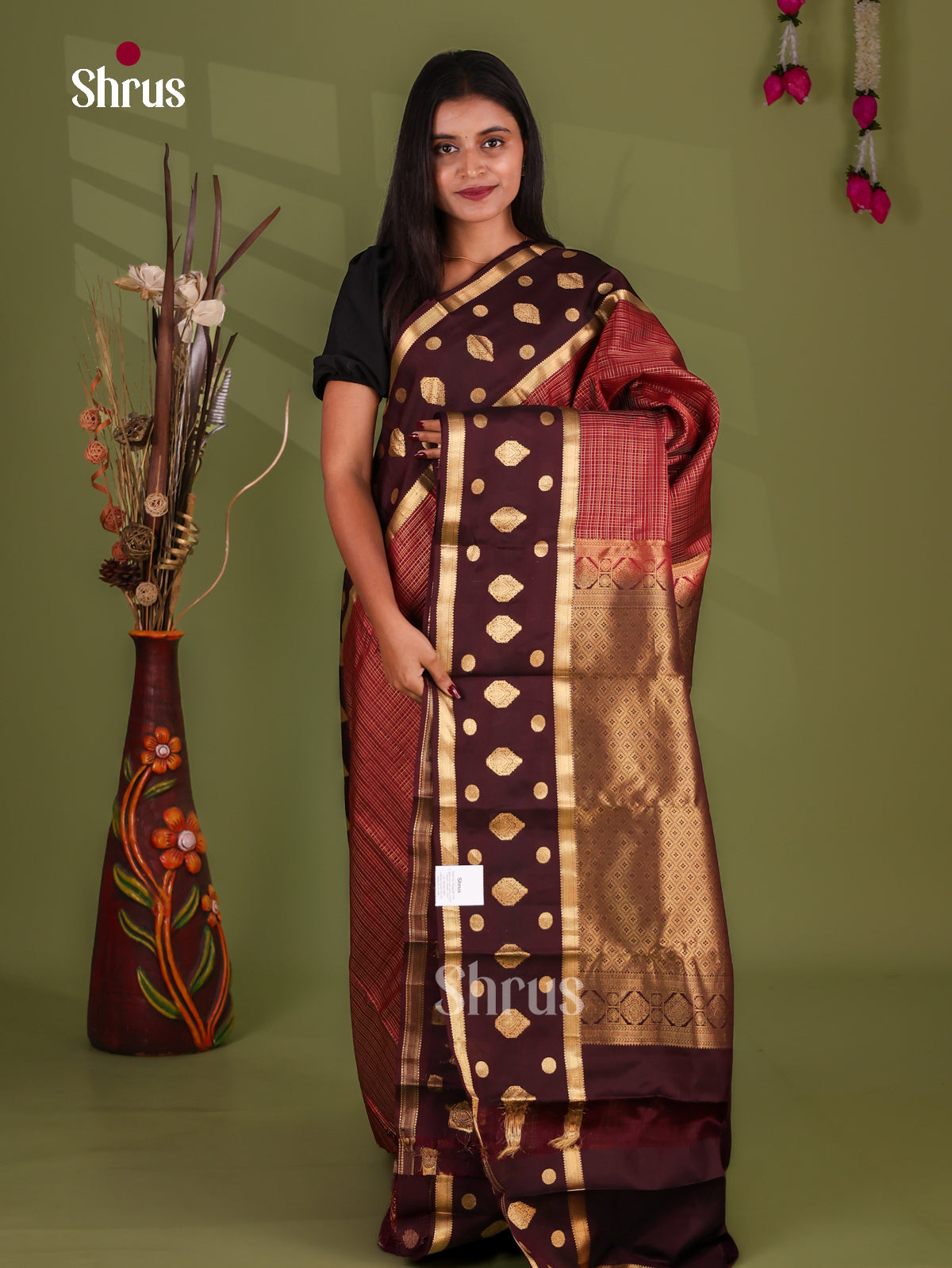 Kanchipuram-halfpure Saree - EJ17040