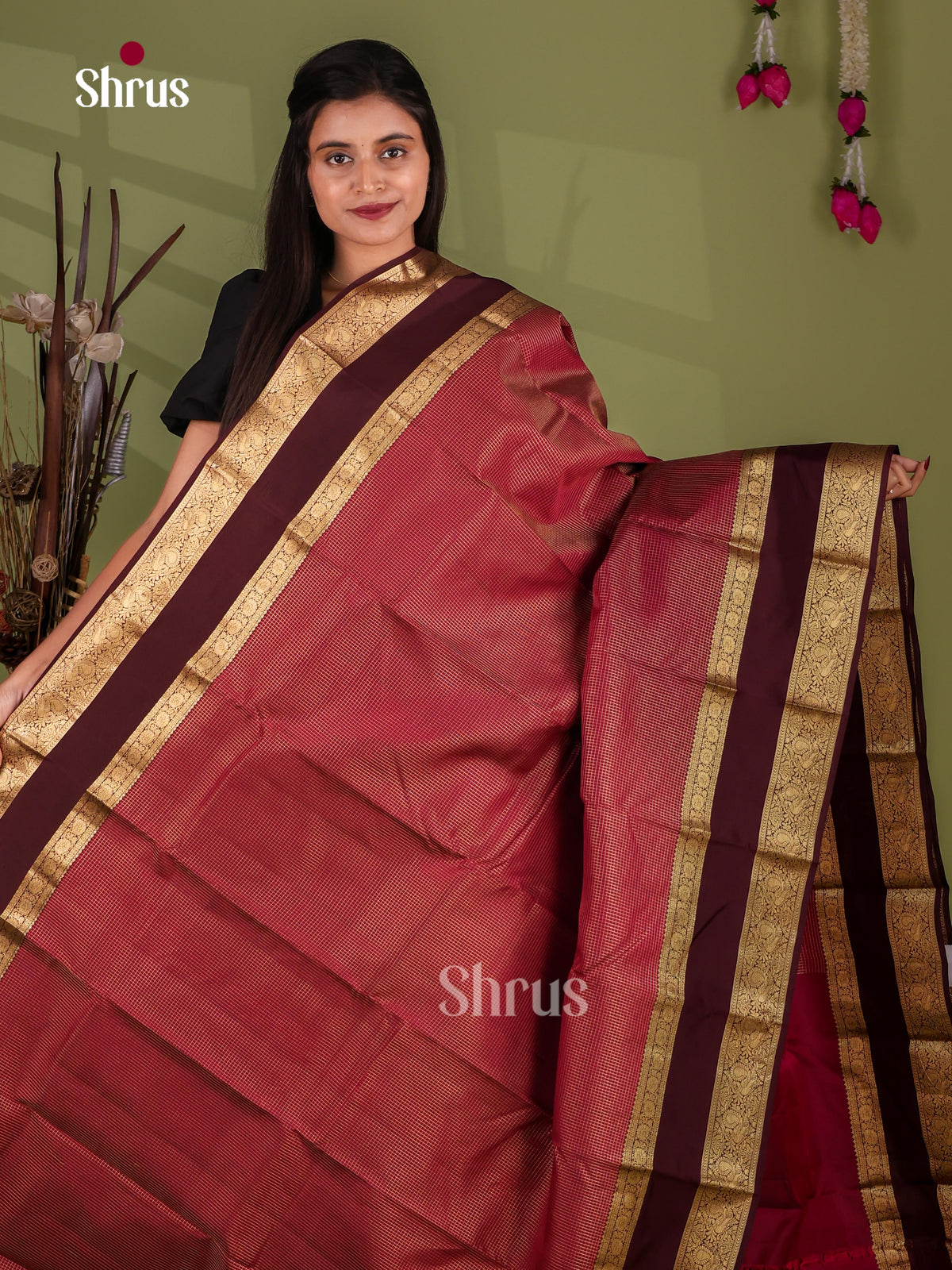 Kanchipuram-halfpure Saree - EJ17041