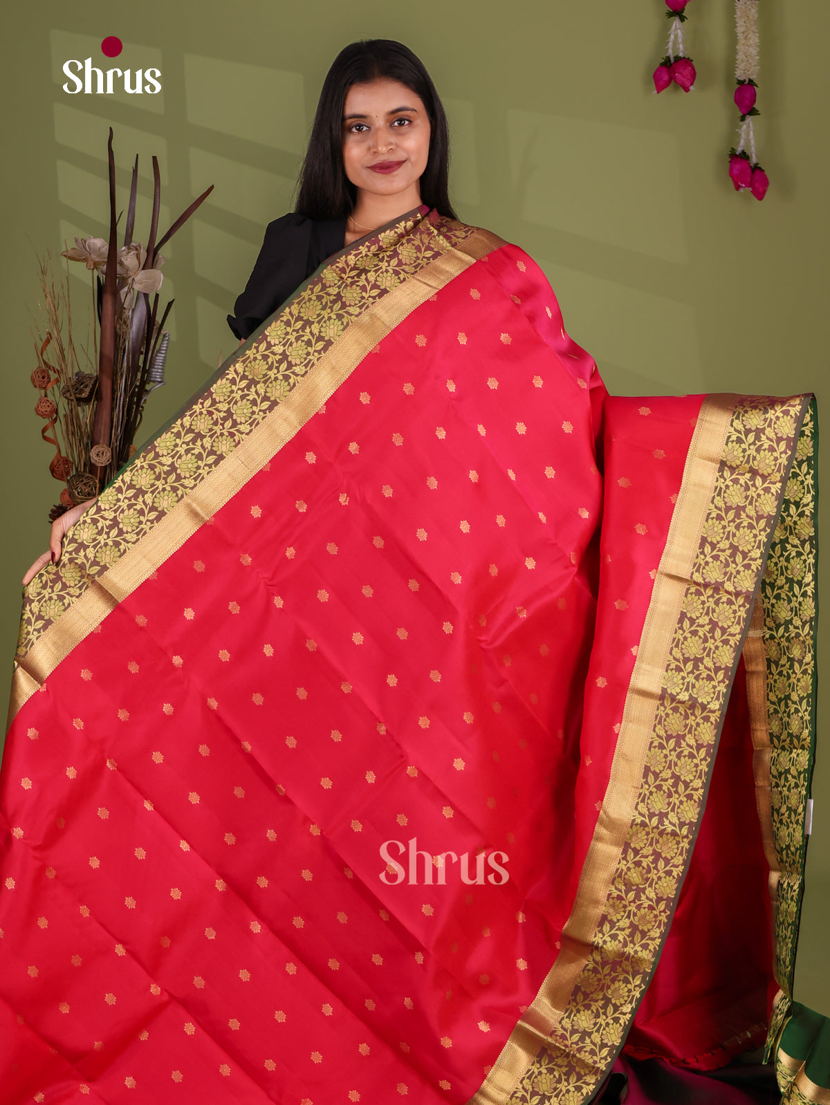 Kanchipuram-halfpure Saree - EJ17046