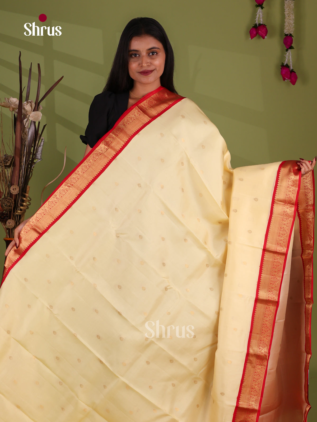 Kanchipuram-halfpure Saree - EJ17053
