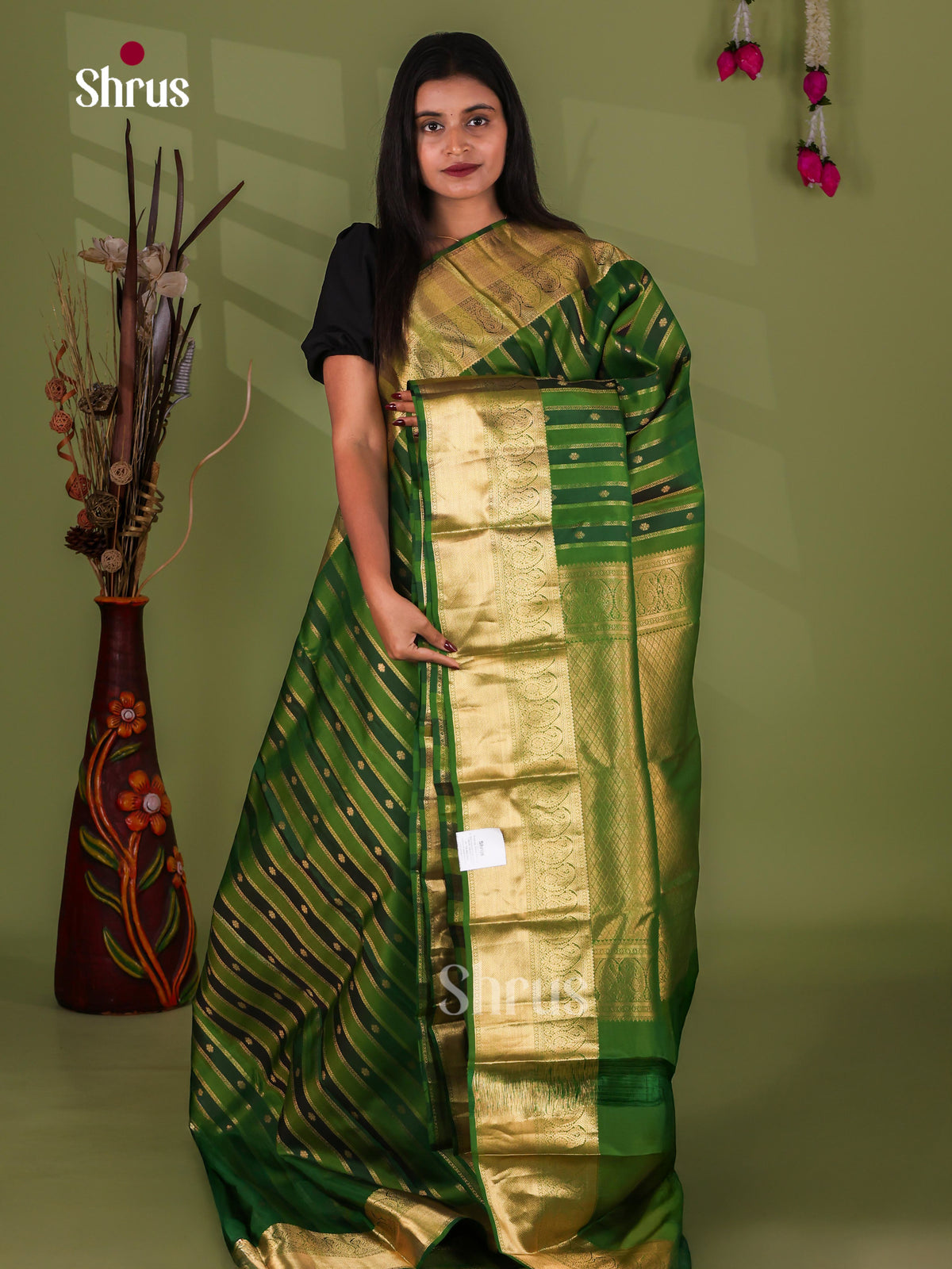 Kanchipuram-halfpure Saree - EJ17054