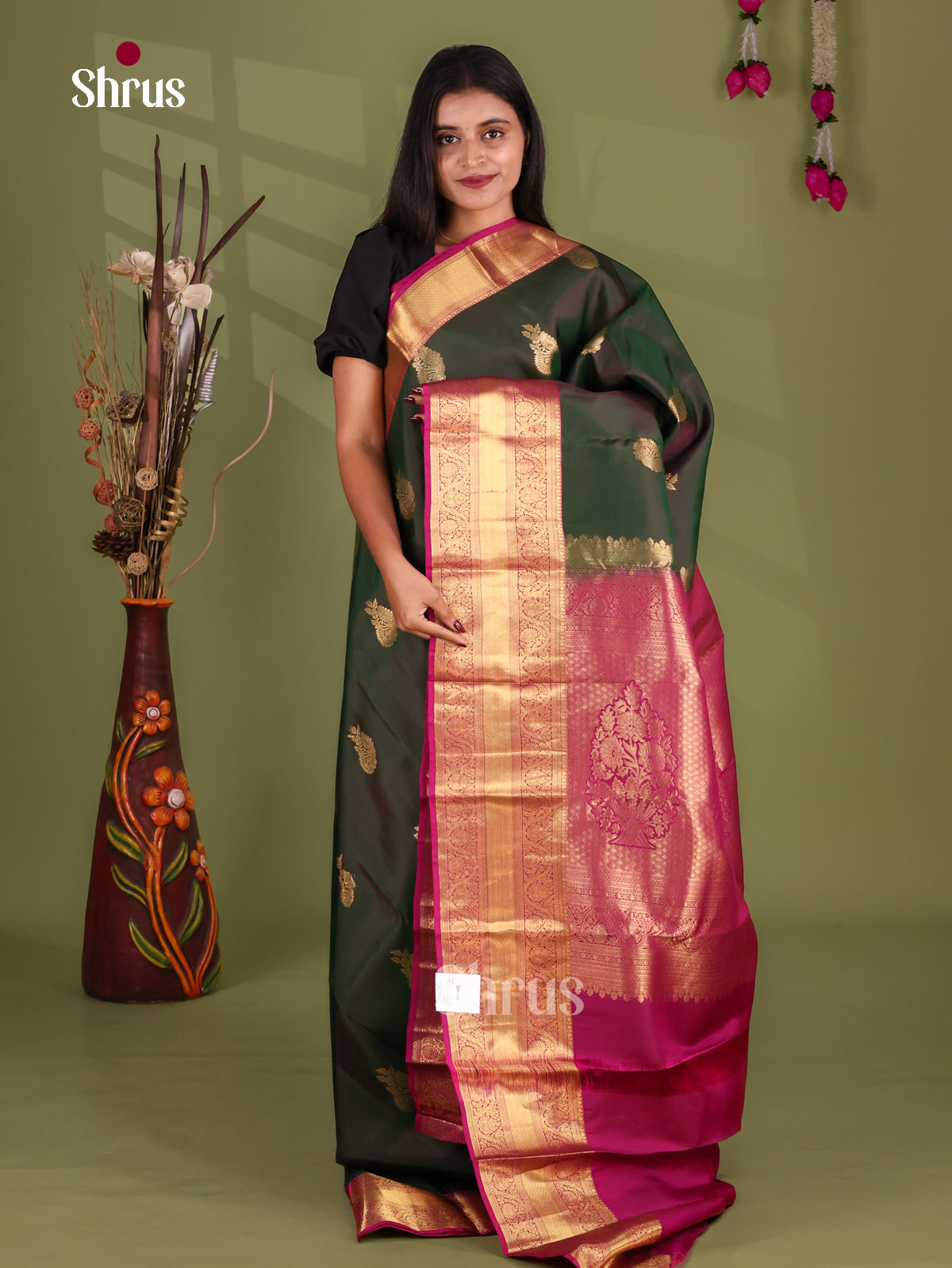 Kanchipuram-halfpure Saree - EJ17057