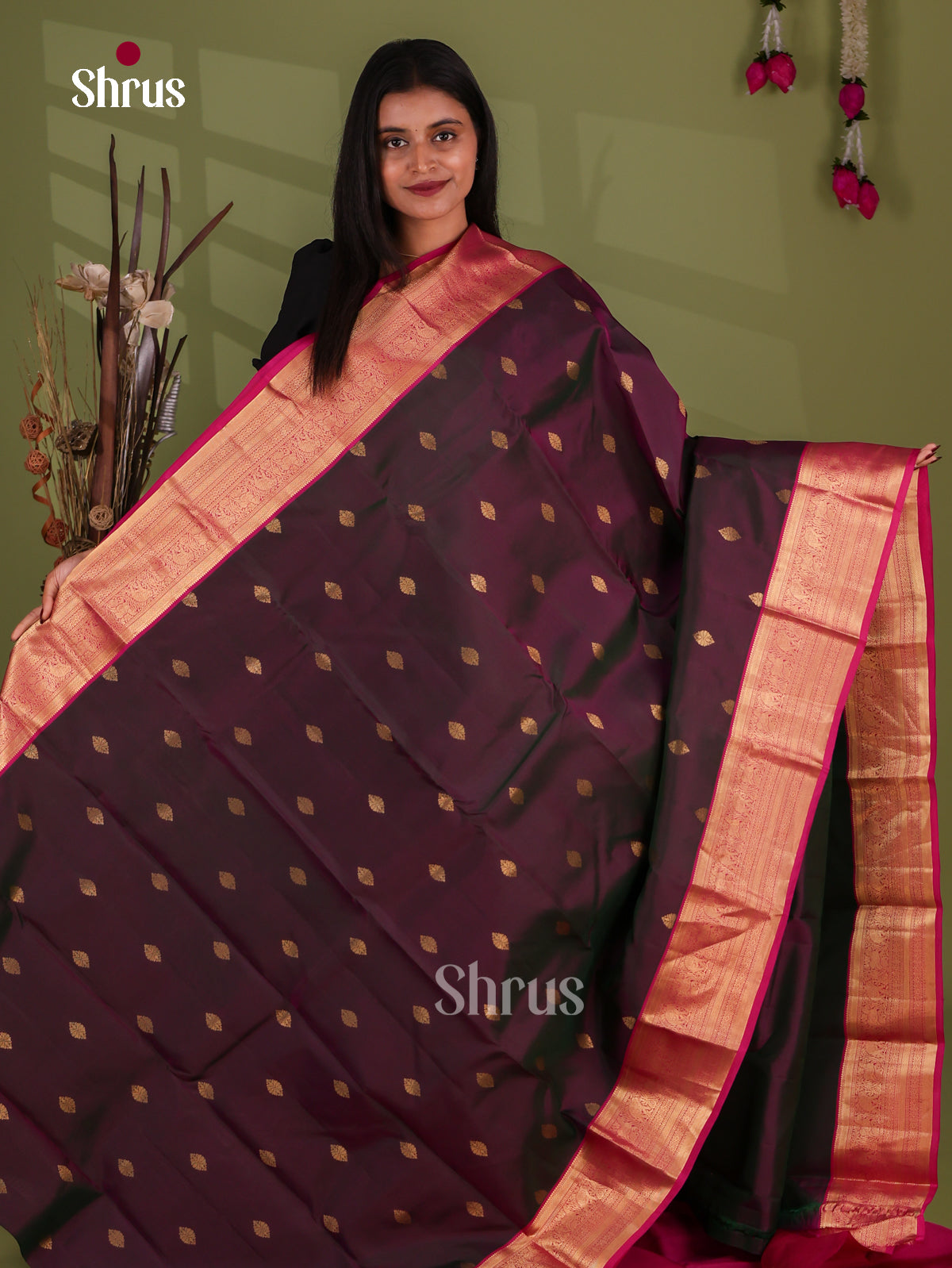 Kanchipuram-halfpure Saree - EJ17058
