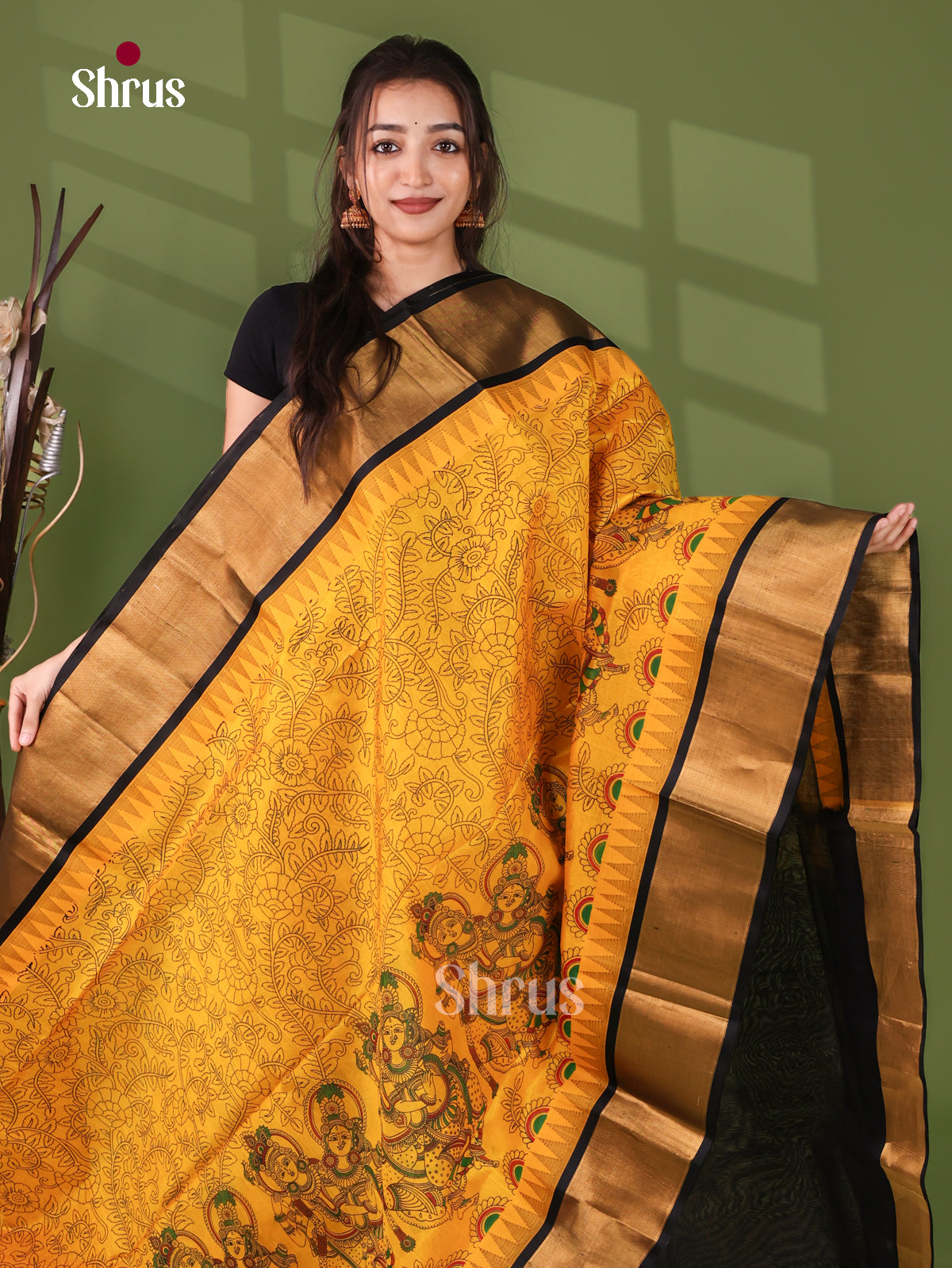 Silk Cotton Saree - EJ17062