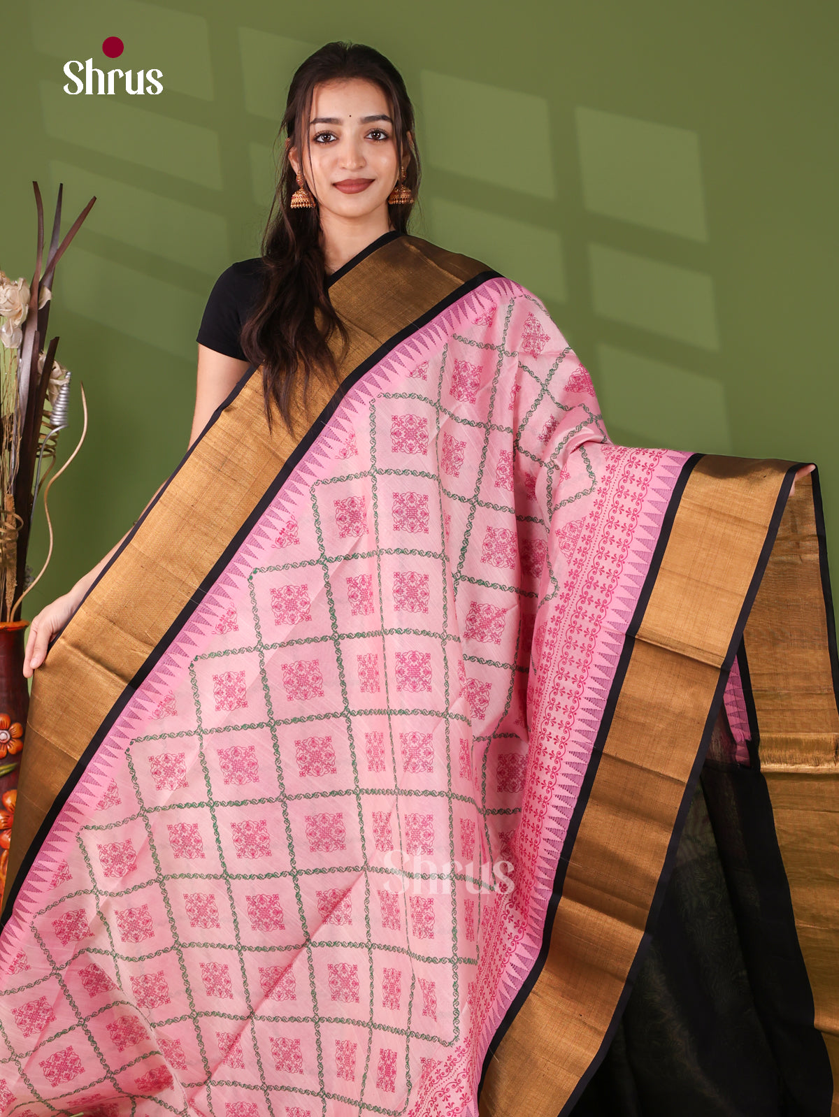Silk Cotton Saree - EJ17069
