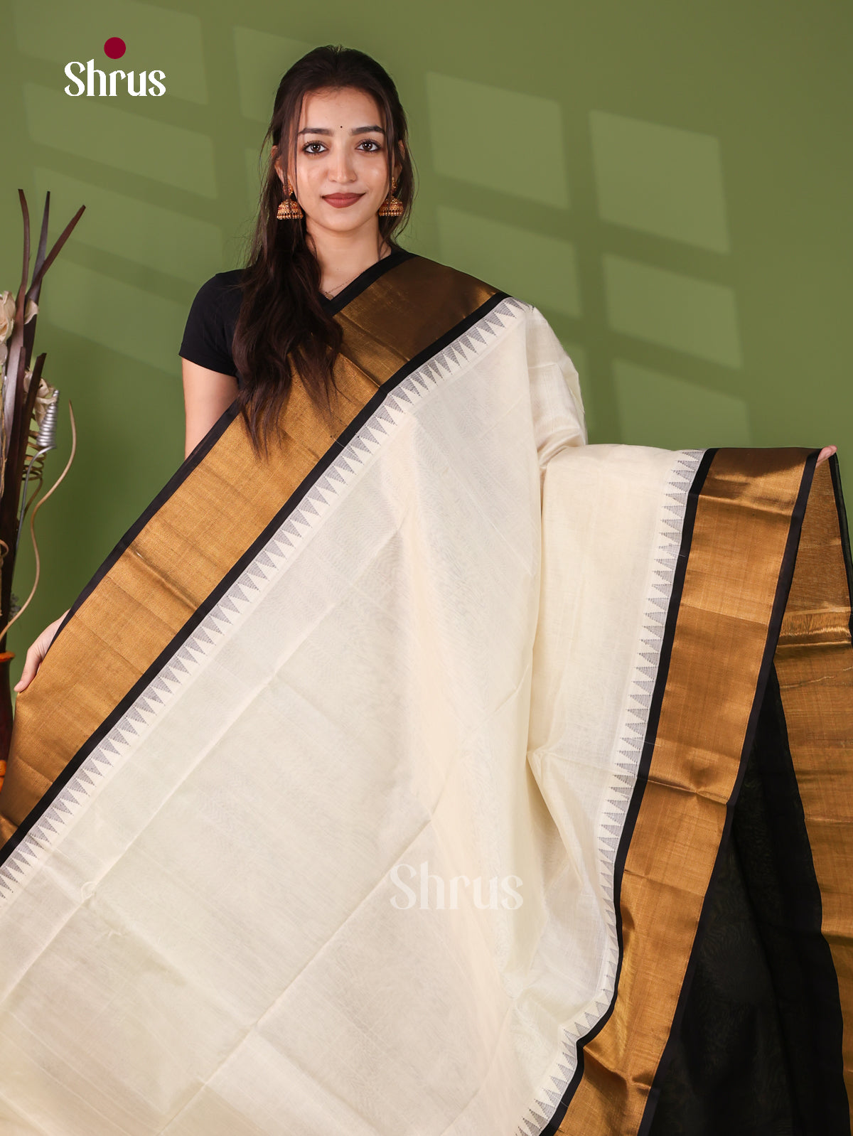 Silk Cotton Saree - EJ17072