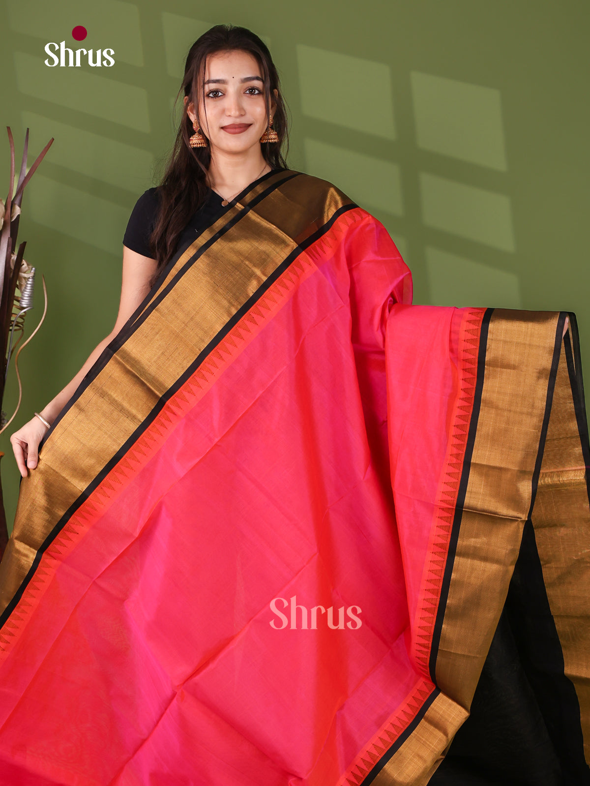 Silk Cotton Saree - EJ17075