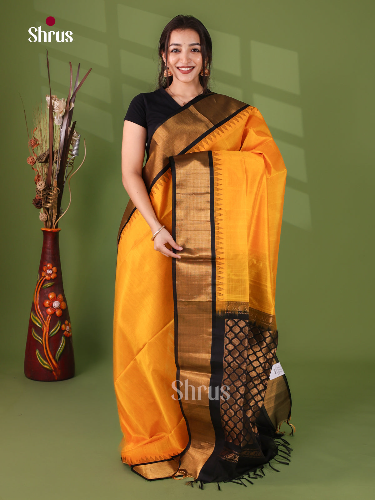 Silk Cotton Saree - EJ17078
