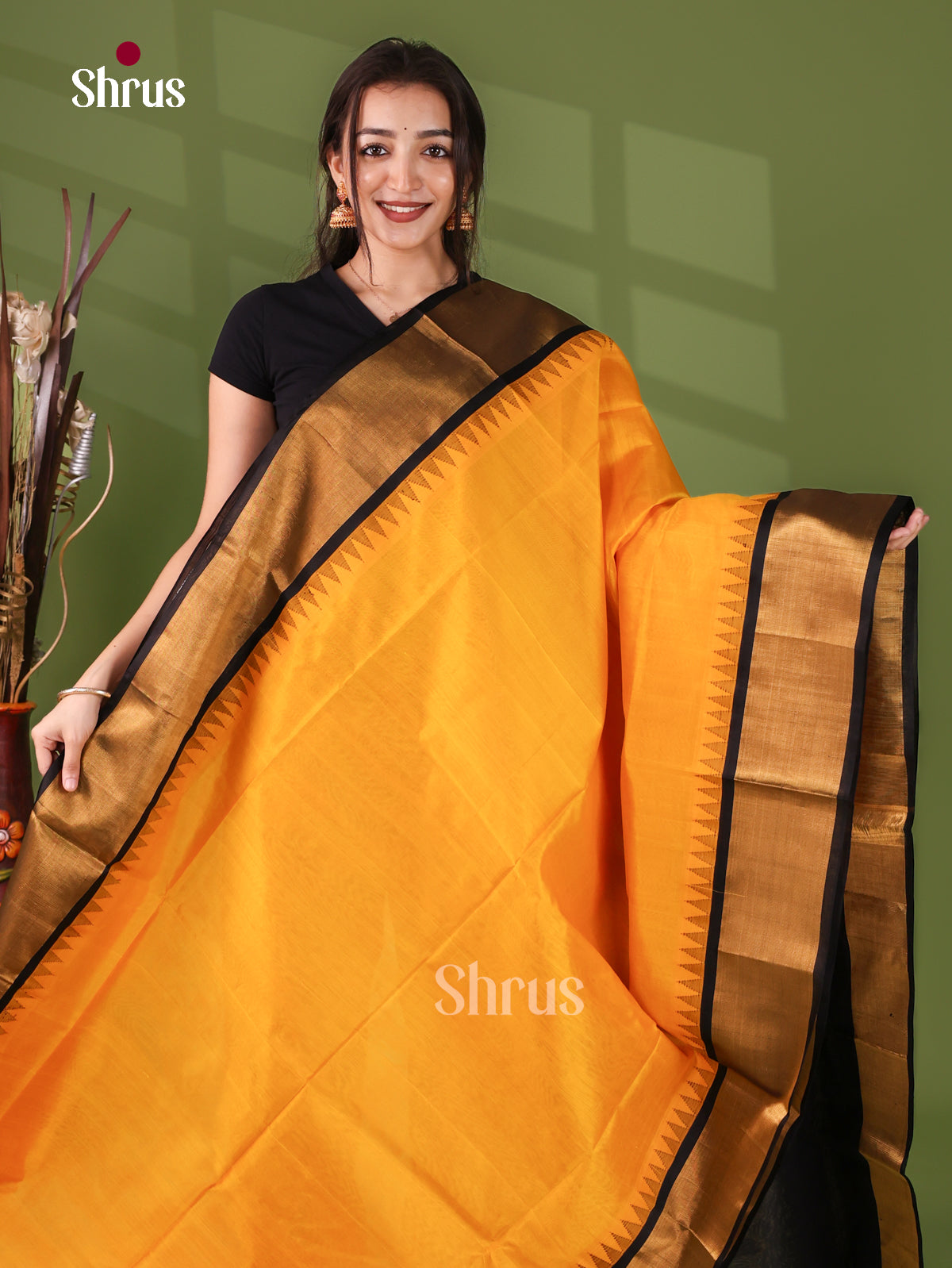Silk Cotton Saree - EJ17078
