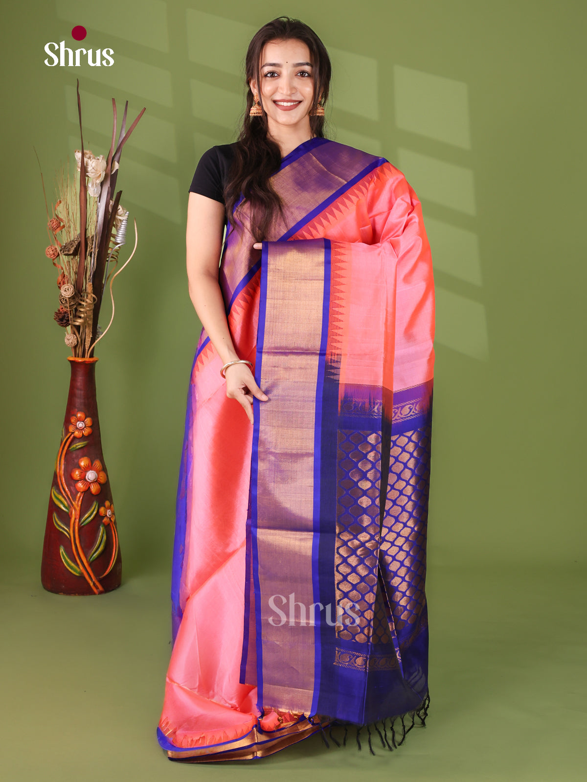 Silk Cotton Saree - EJ17079