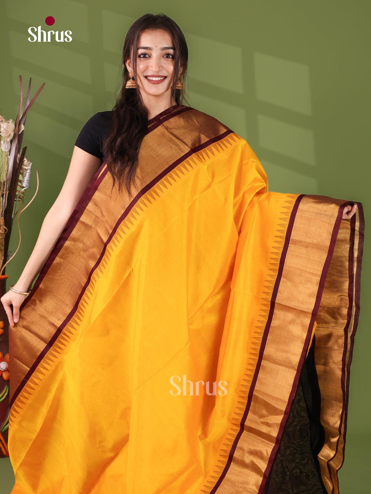 Silk Cotton Saree - EJ17081