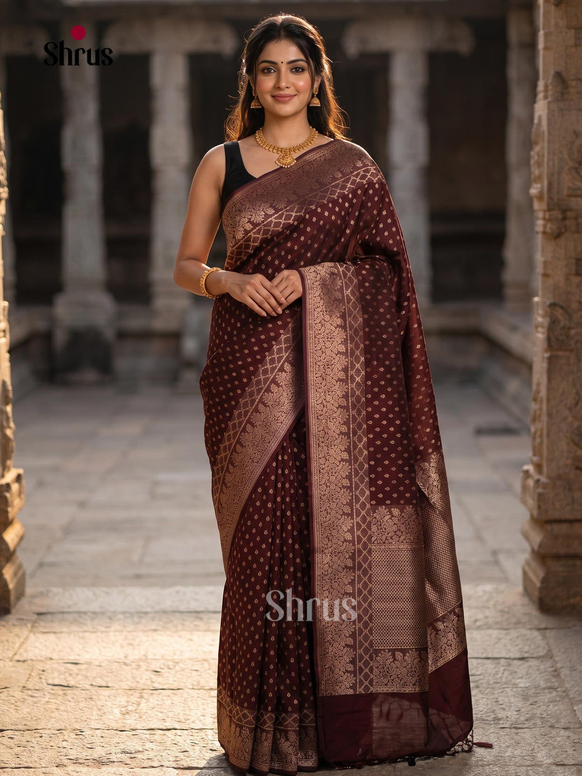 Jute Banaras Saree - EJ19012
