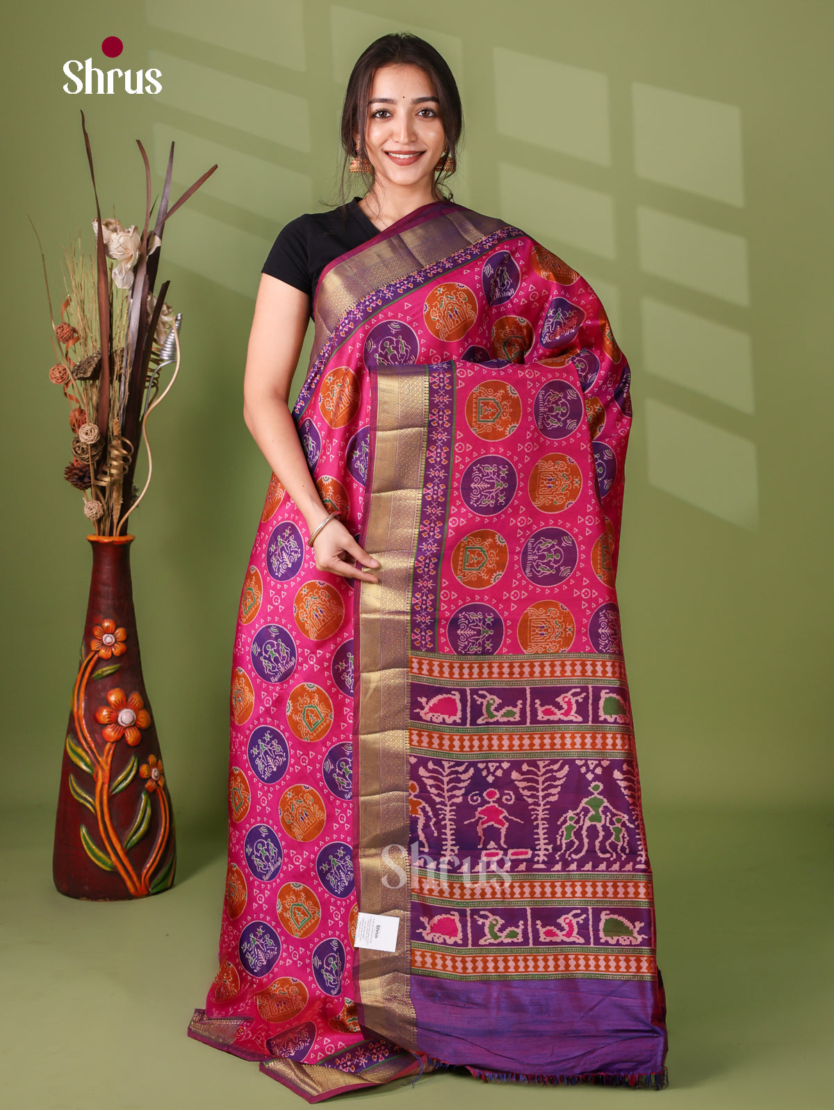 Semi Patola Saree - EJ21054