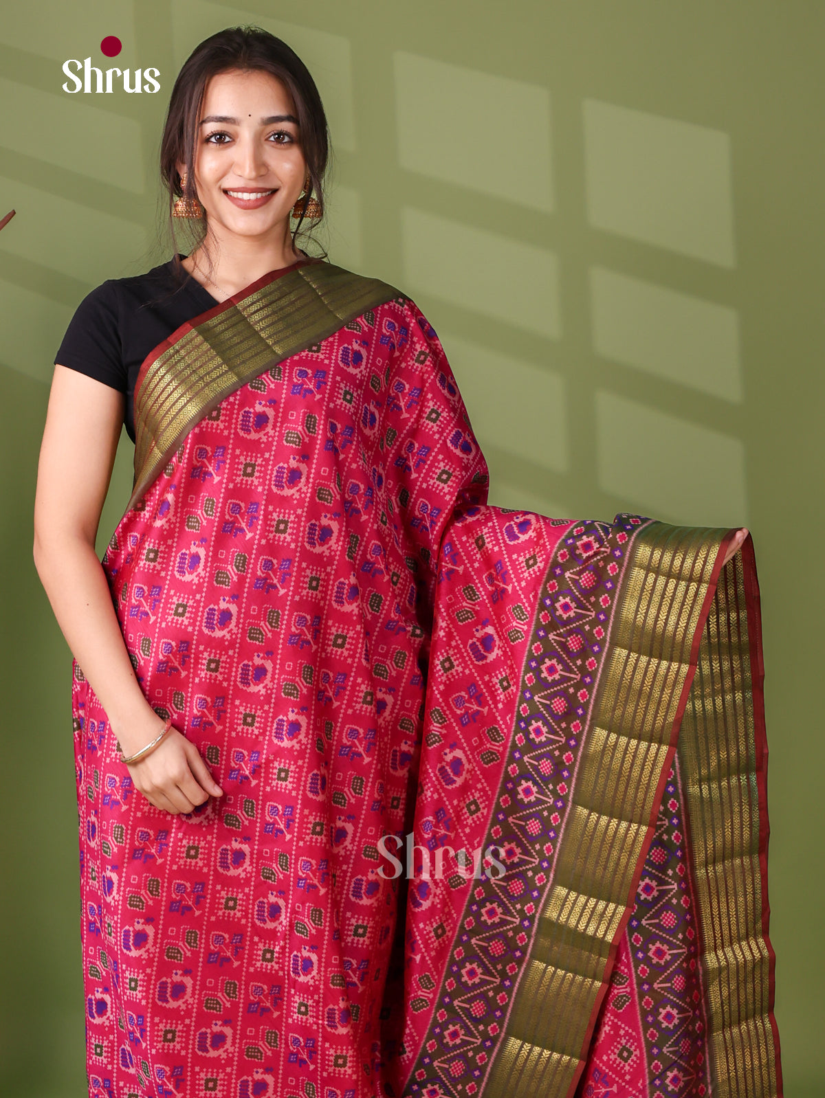 Semi Patola Saree - EJ21058