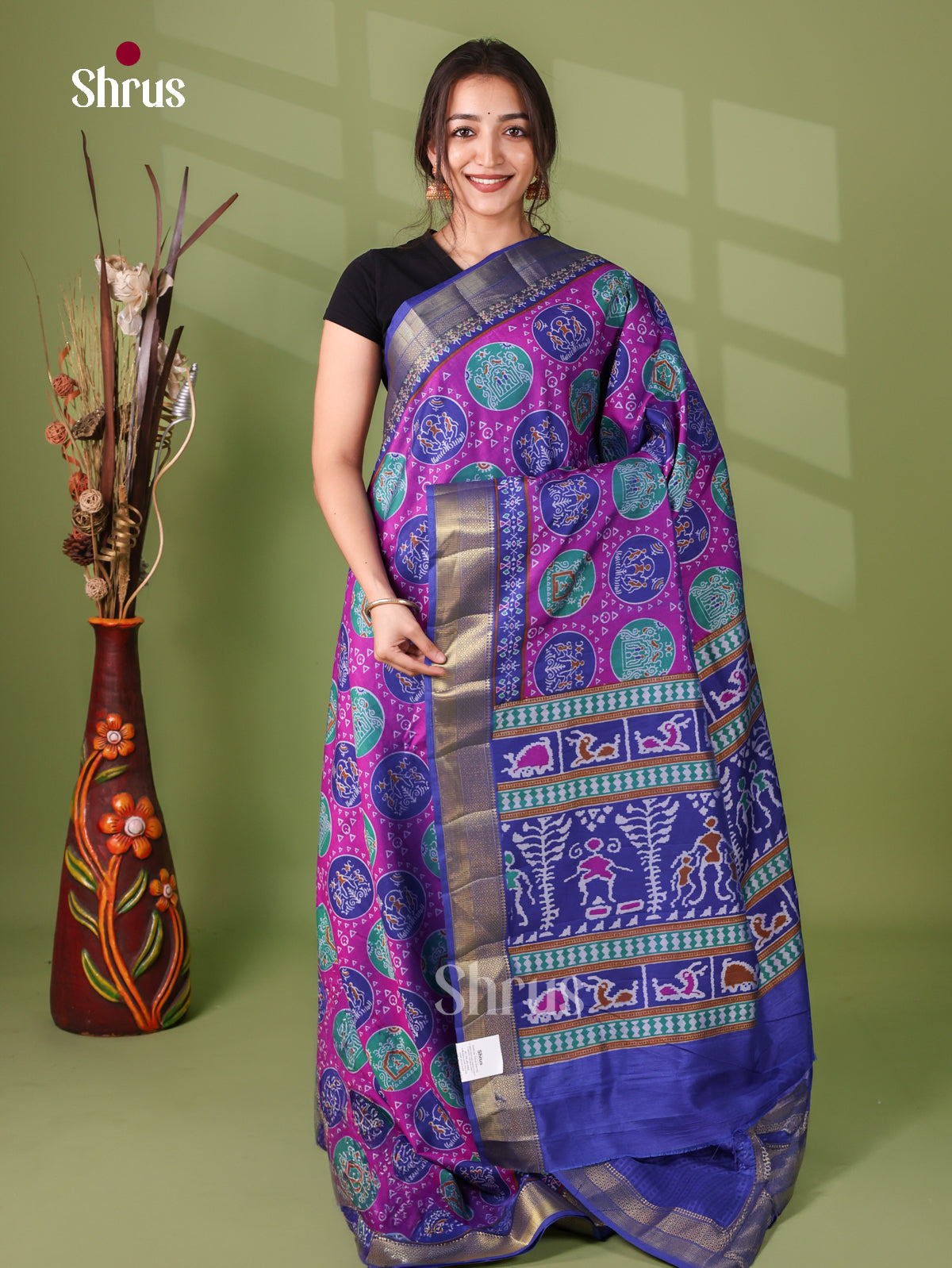 Semi Patola Saree - EJ21065