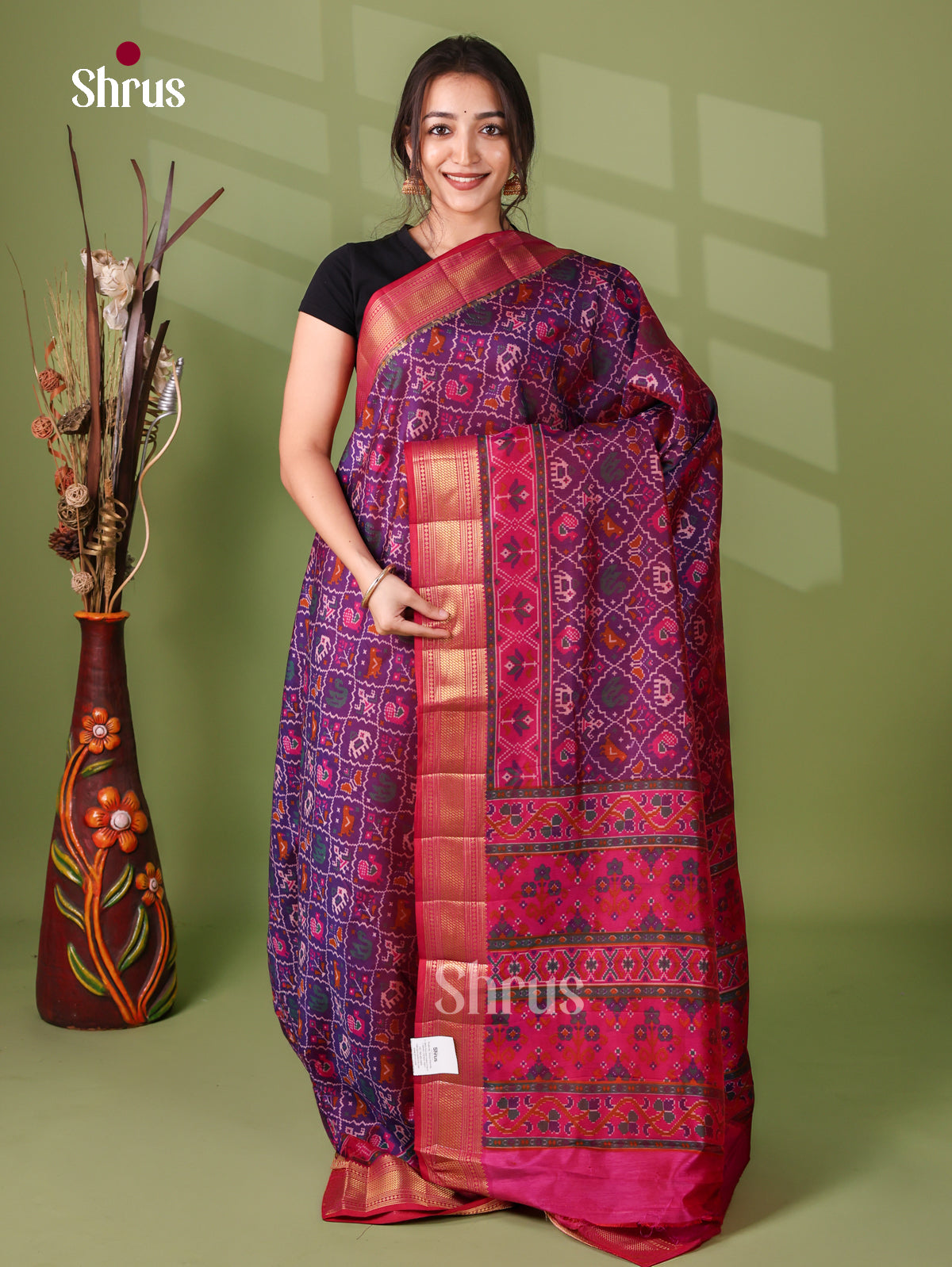 Semi Patola Saree - EJ21074