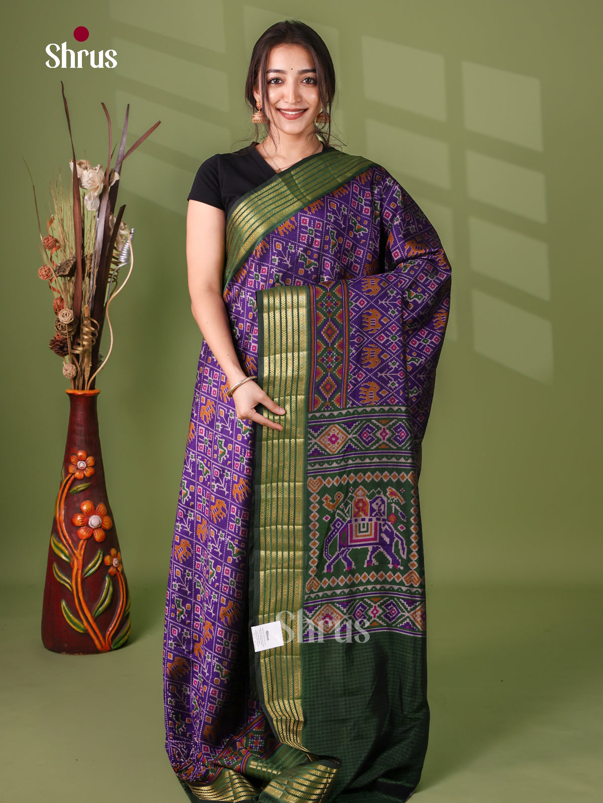 Semi Patola Saree - EJ21075