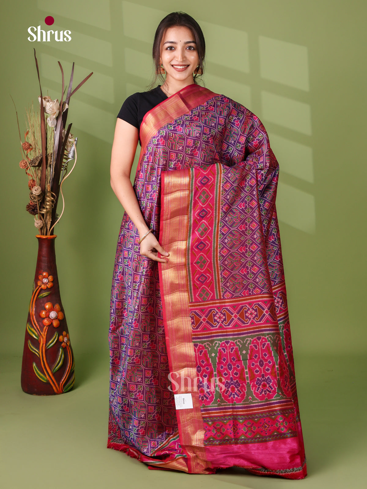 Semi Patola Saree - EJ21077