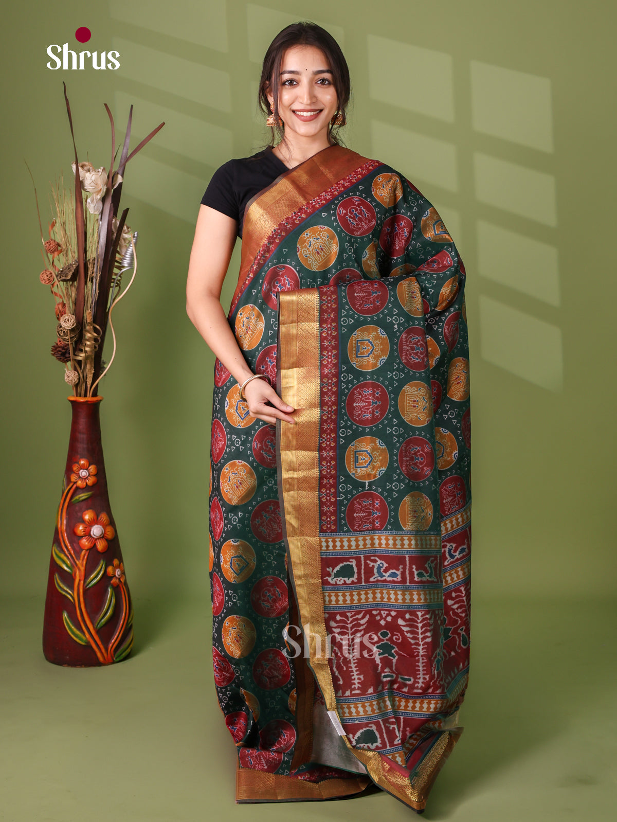 Semi Patola Saree - EJ21102