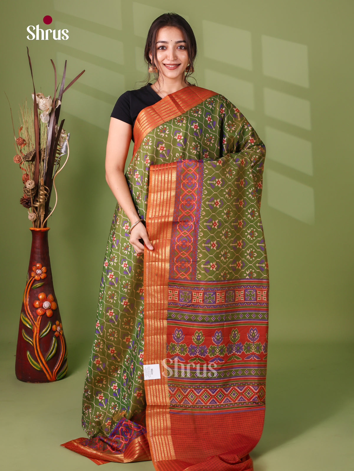 Semi Patola Saree - EJ21107