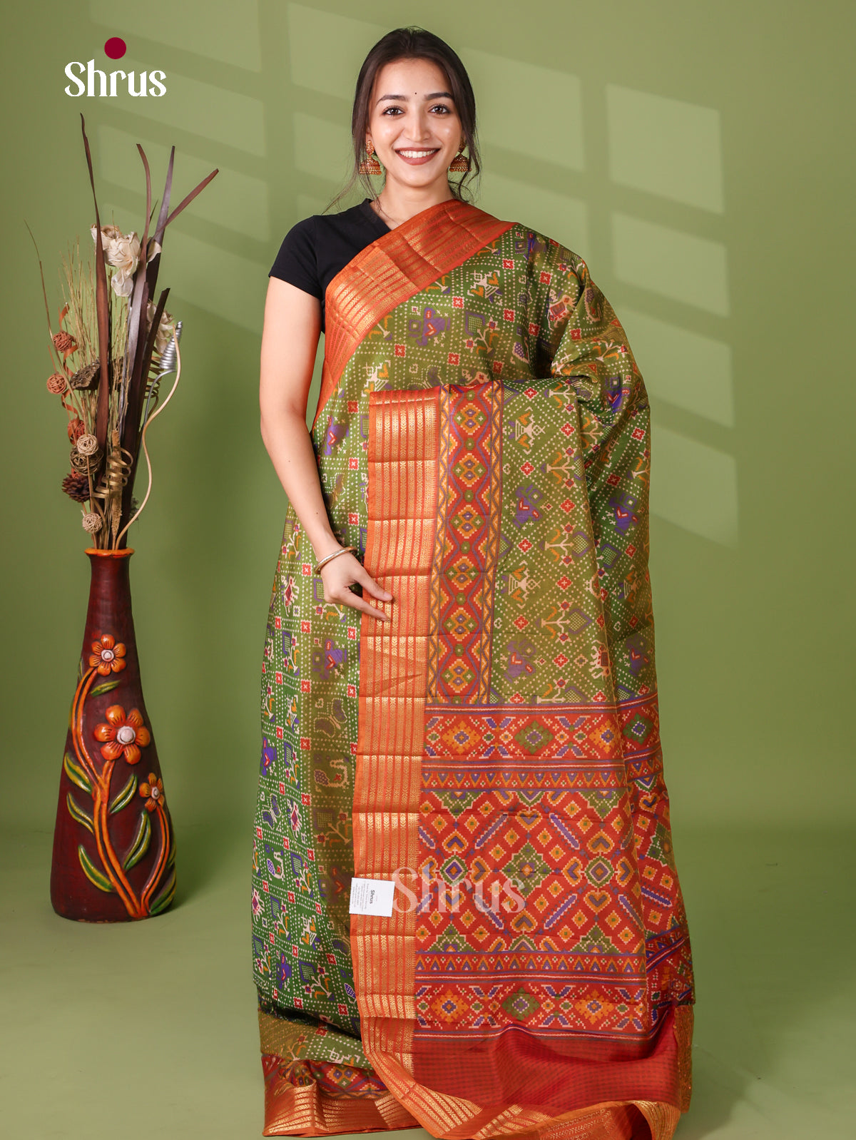 Semi Patola Saree - EJ21109