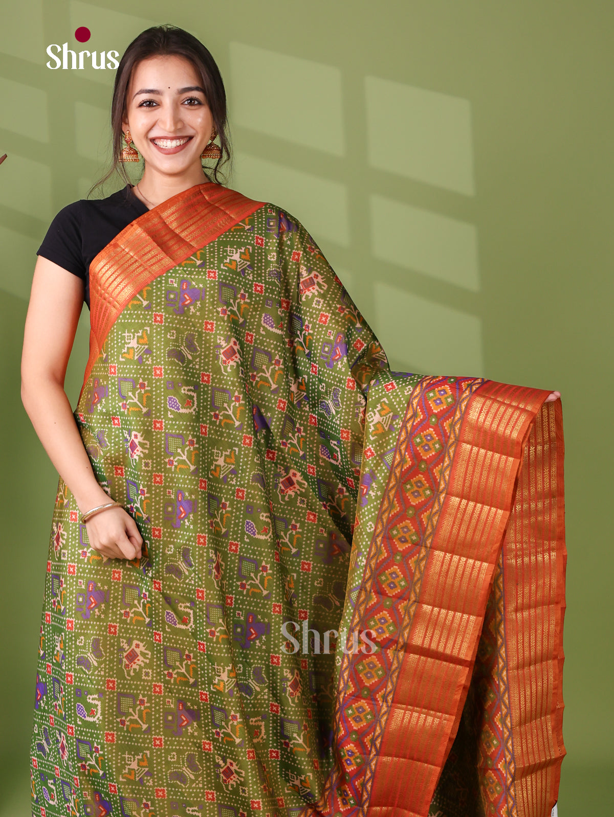 Semi Patola Saree - EJ21109