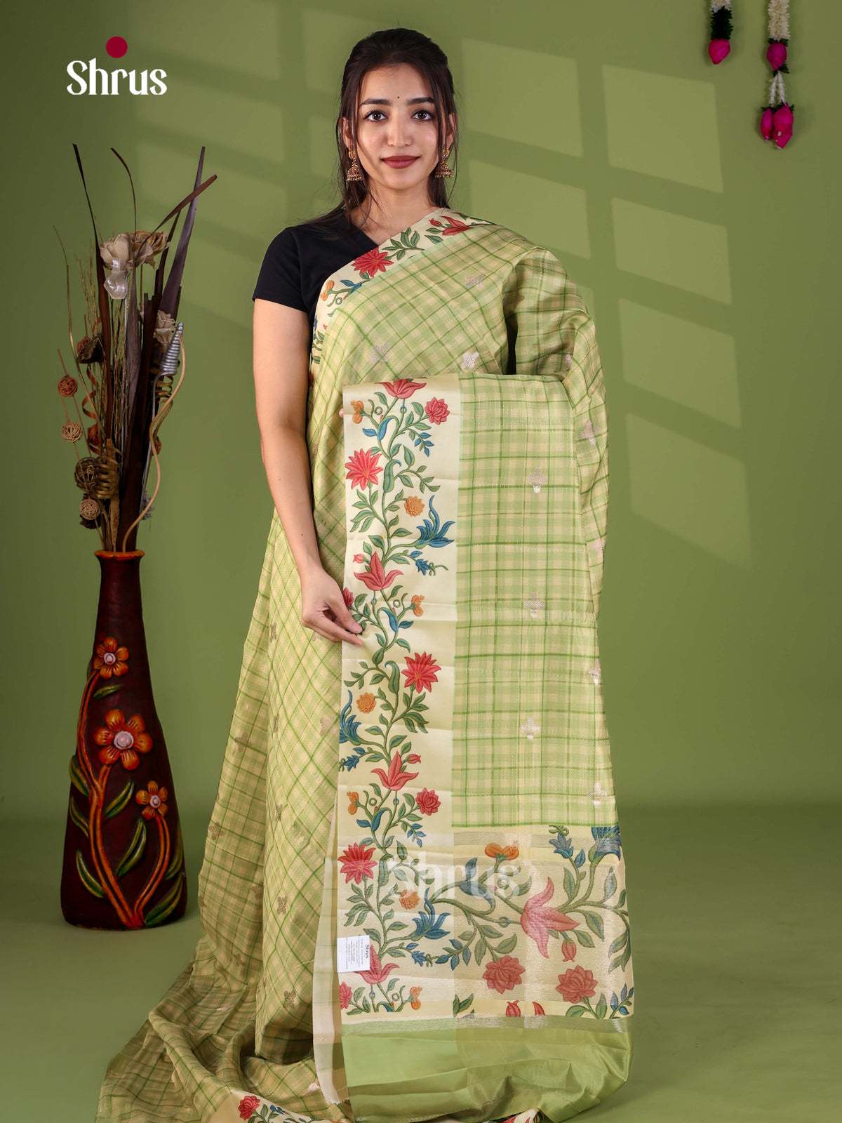Apoorva Madras Checks Saree - EJ24053 - Shop on Shrus.com