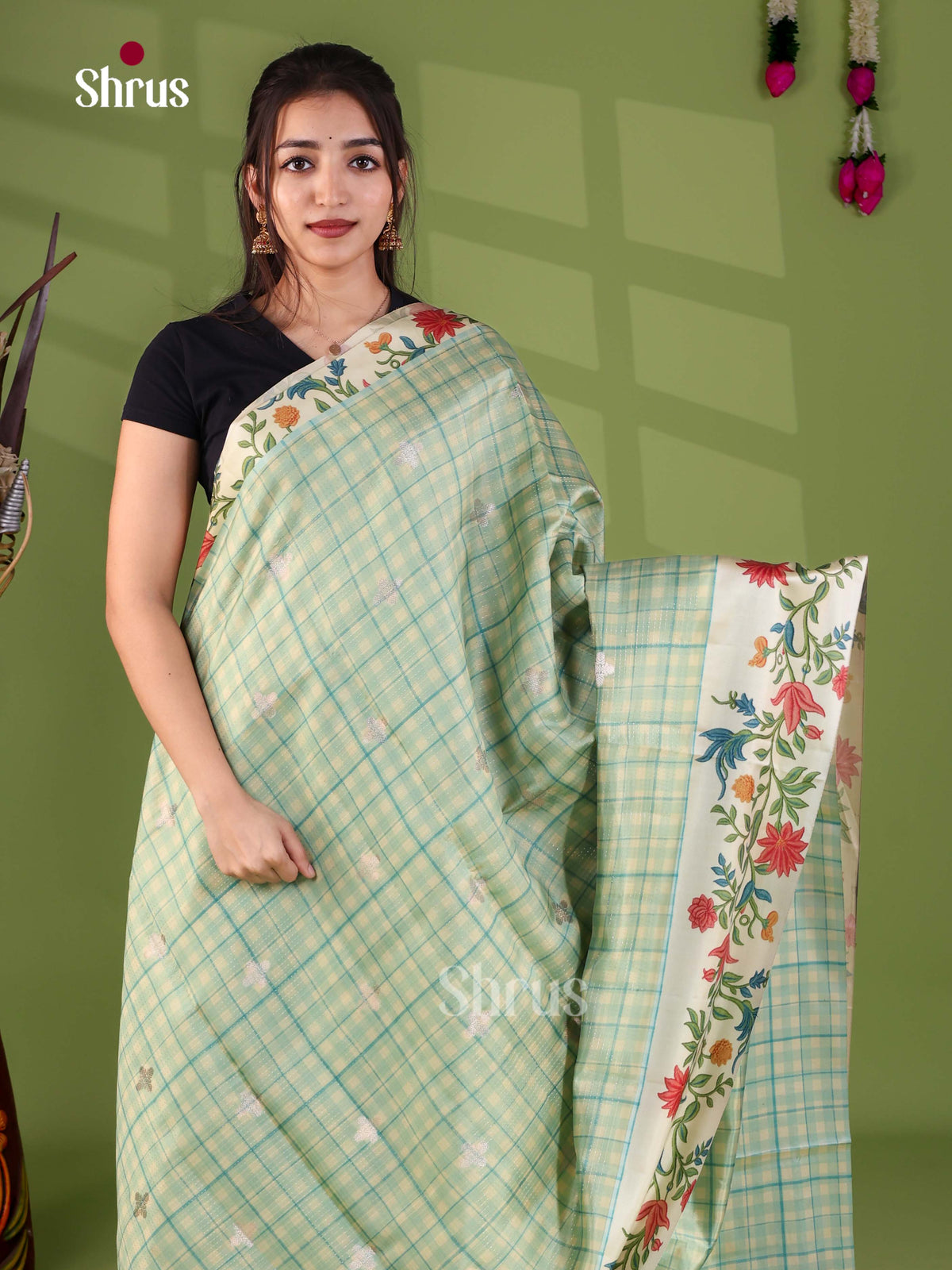 Apoorva Madras Checks Saree - EJ24061