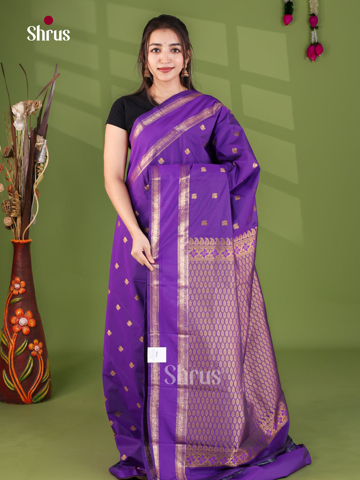 Semi Kanchipuram Saree - EJ26123