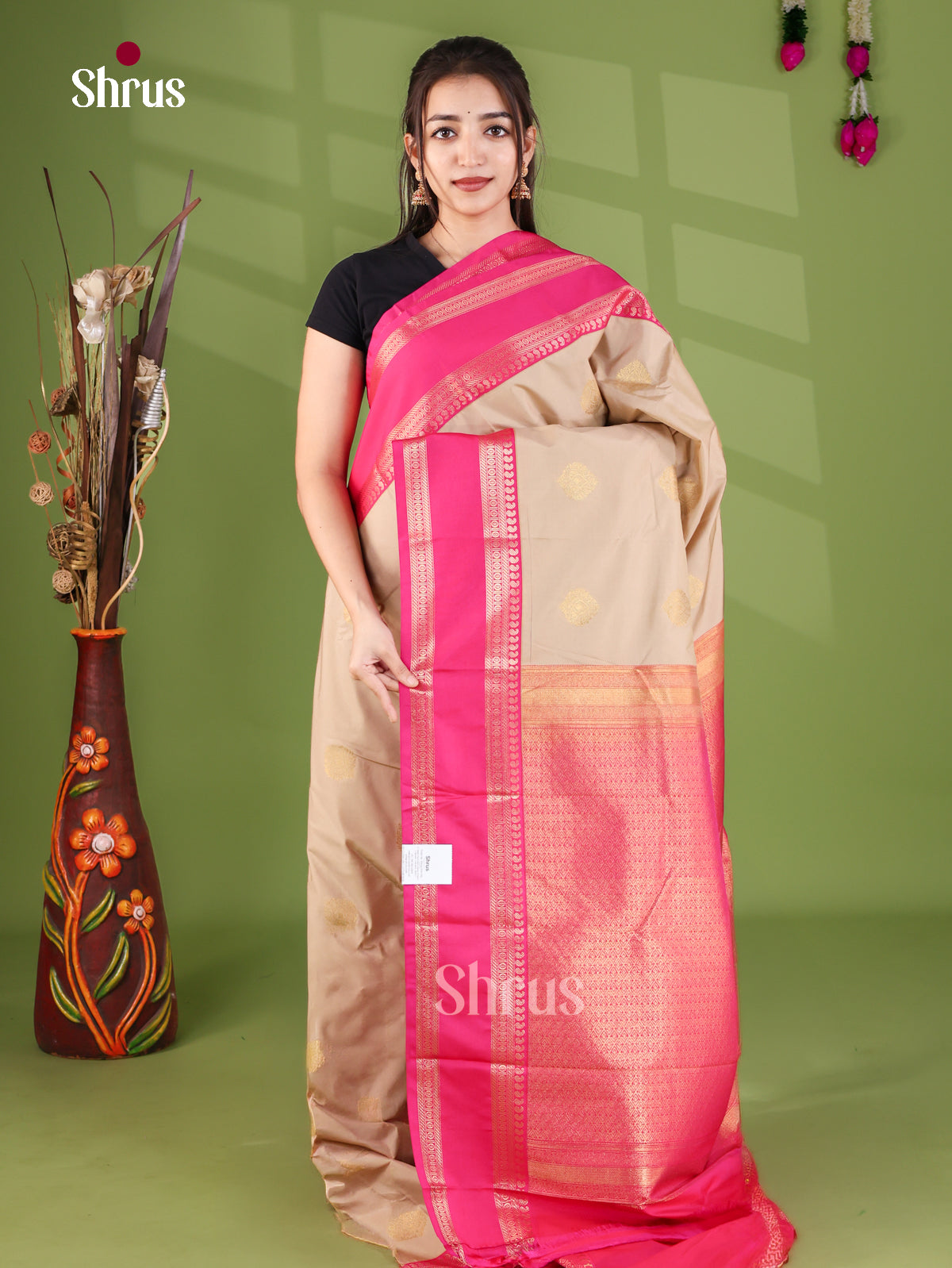 Semi Kanchipuram Saree - EJ26155