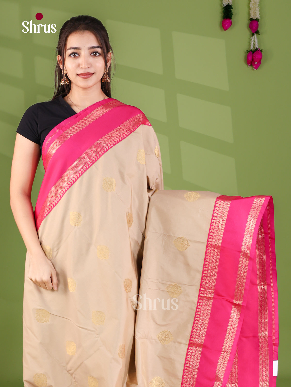 Semi Kanchipuram Saree - EJ26155