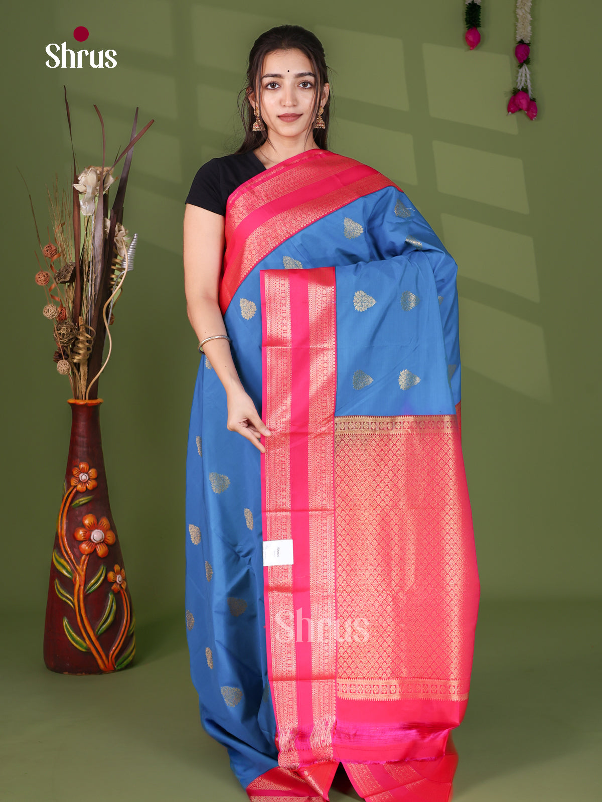 Semi Kanchipuram Saree - EJ26163