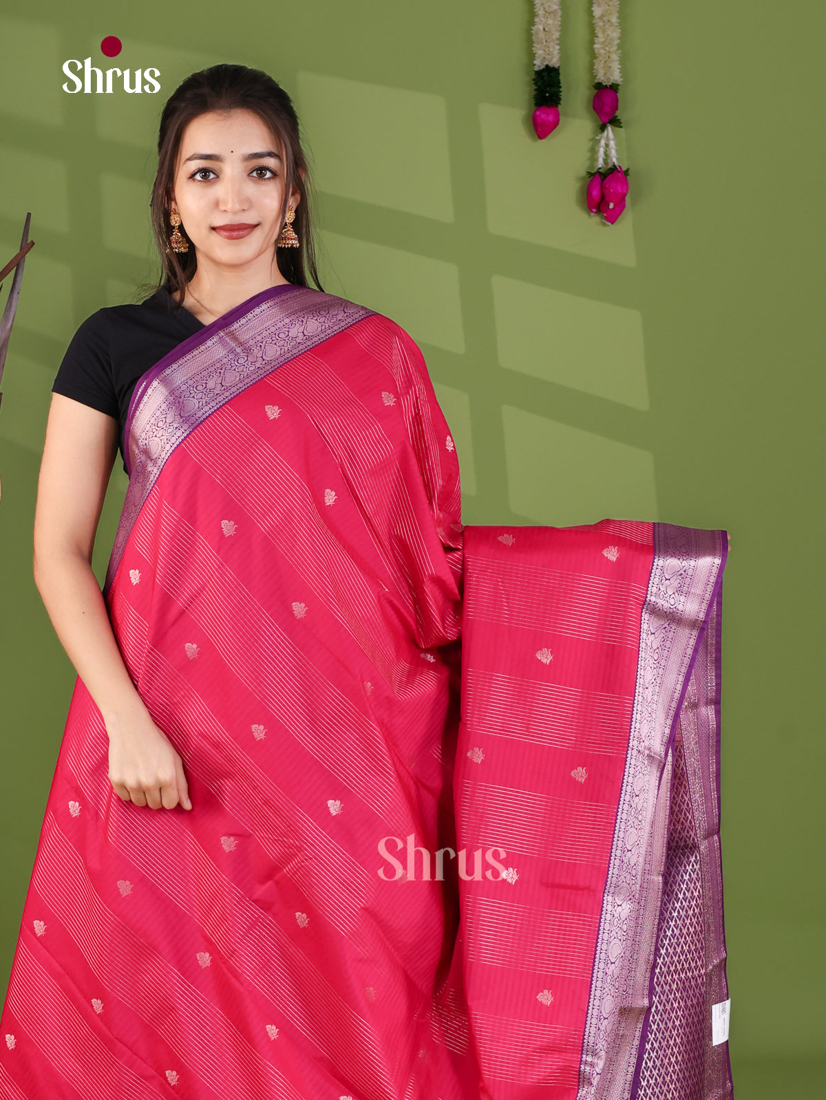 Semi Kanchipuram Saree - EJ26188
