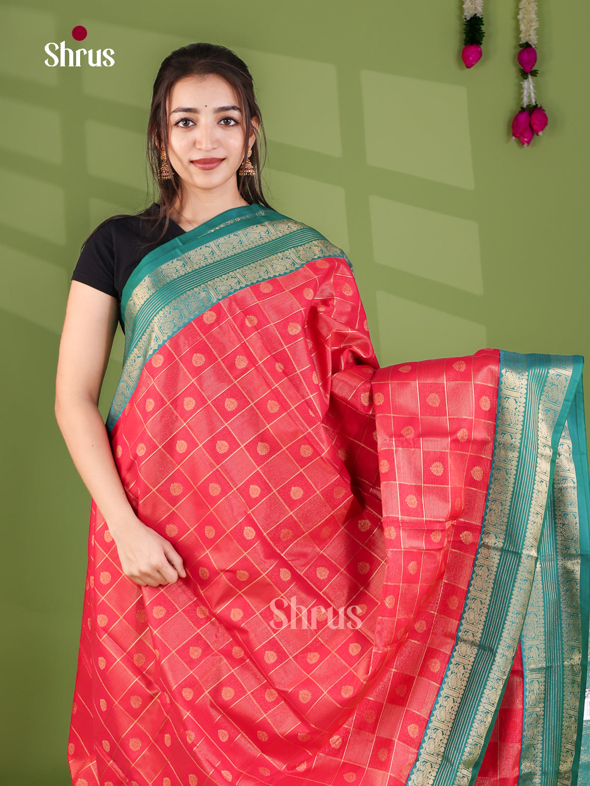 Semi Kanchipuram Saree - EJ26206
