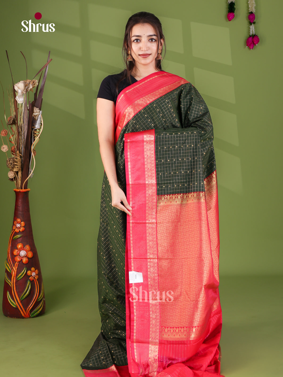 Semi Kanchipuram Saree - EJ26208