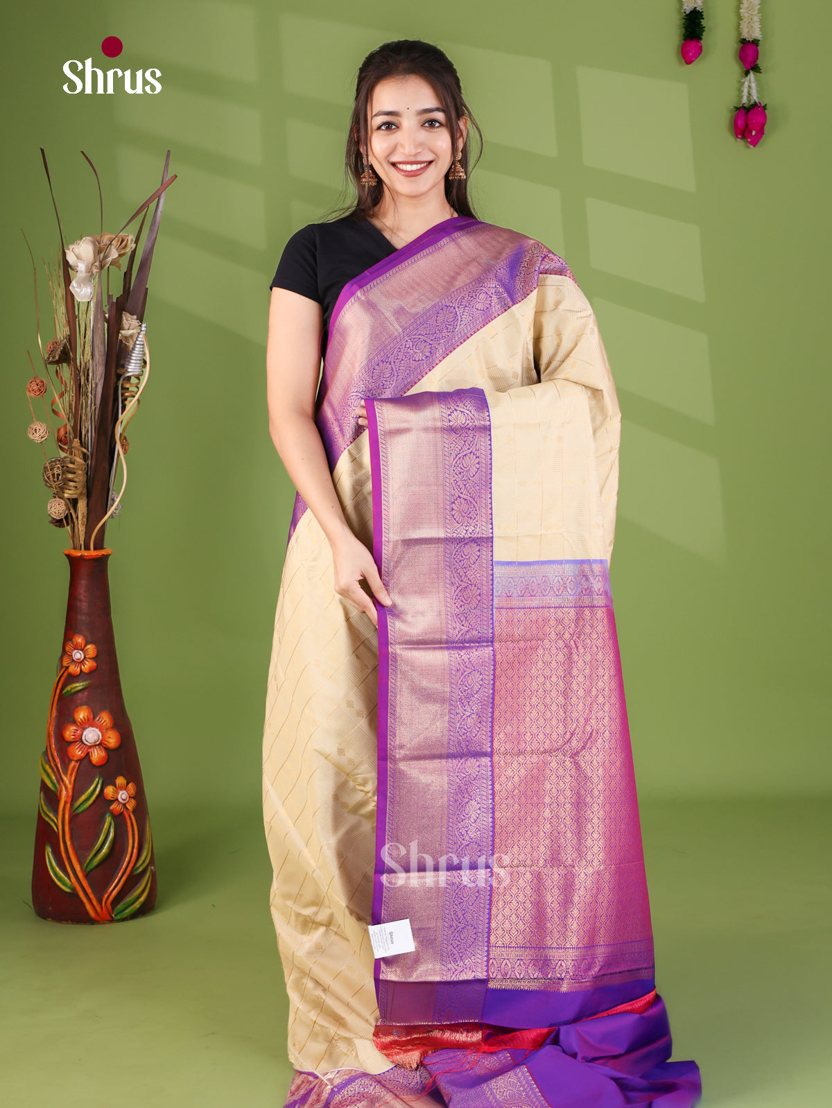 Semi Kanchipuram Saree - EJ26226