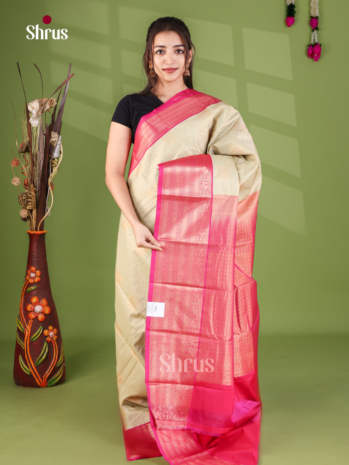 Semi Kanchipuram Saree - EJ26233