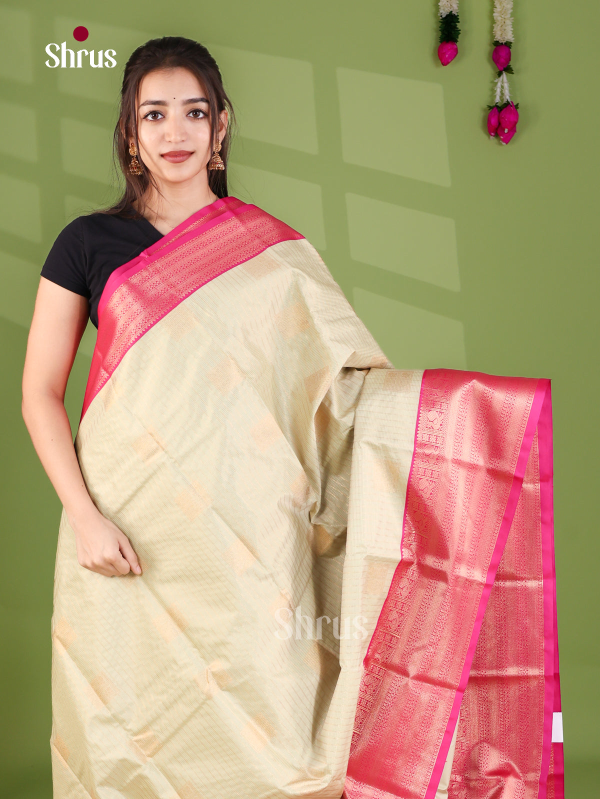 Semi Kanchipuram Saree - EJ26233
