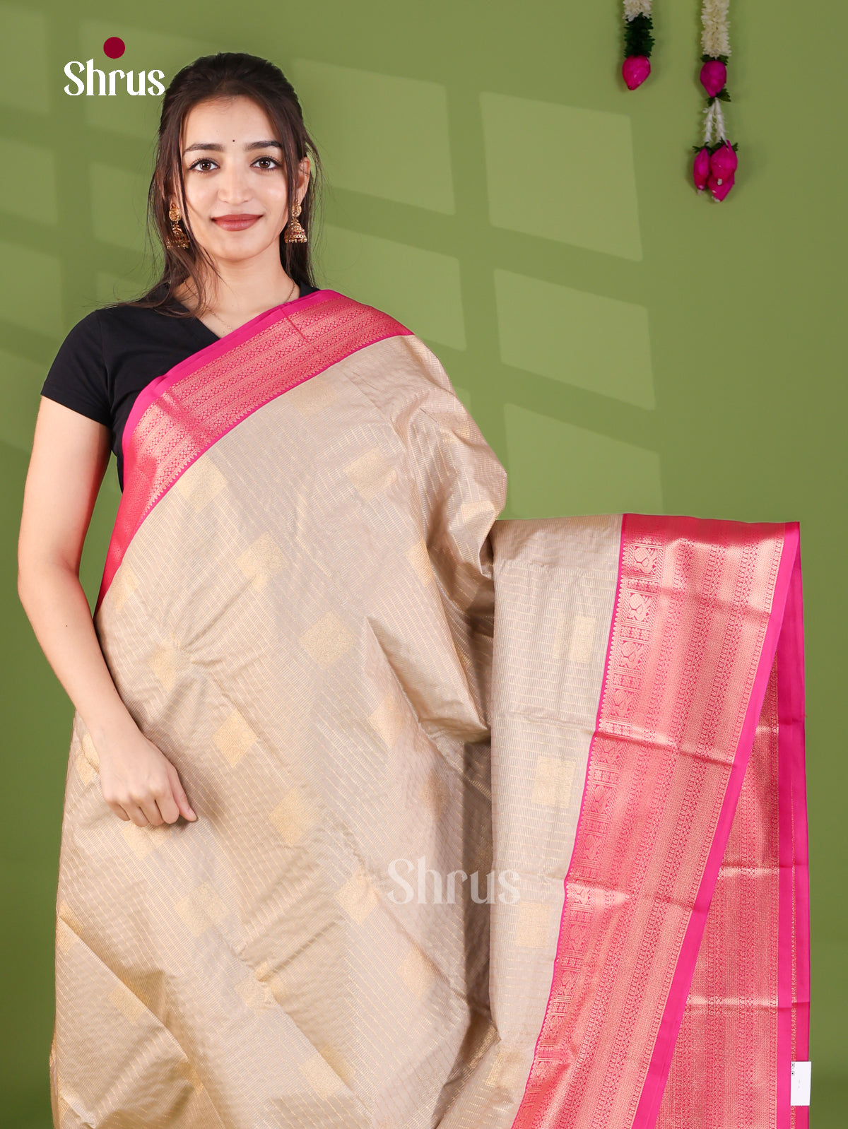 Semi Kanchipuram Saree - EJ26236