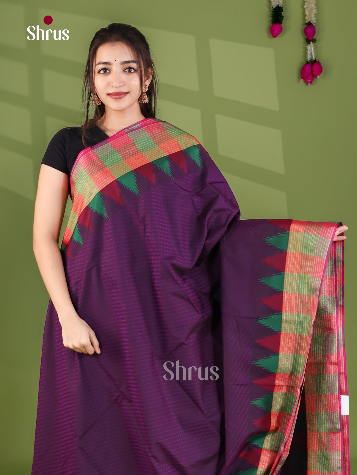 Semi Kanchipuram Saree - EJ26252
